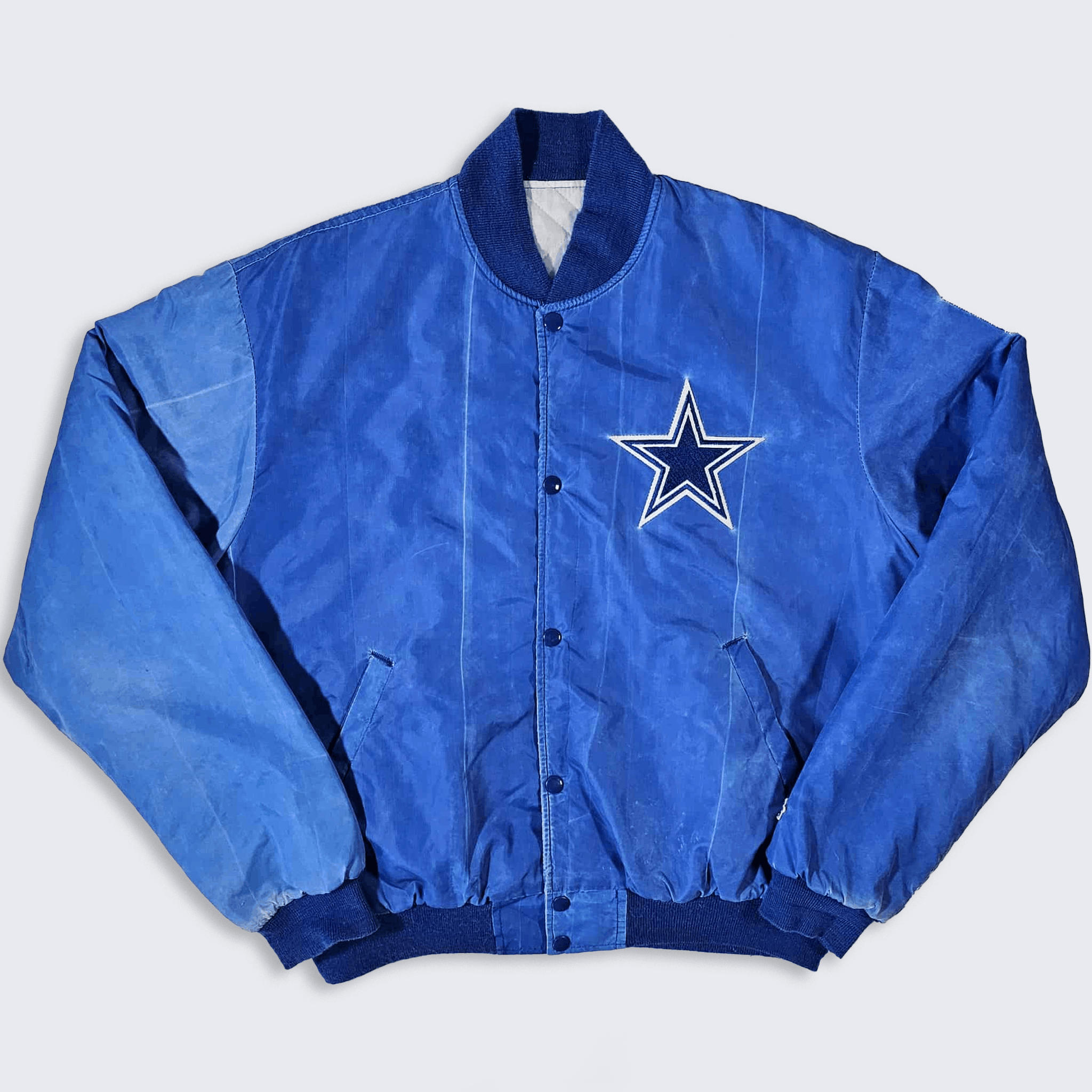 NFL Dallas Cowboys Vintage 80s Starter Bomber Varsity Jacket Size US L / EU 52-54 / 3 - 1 Thumbnail