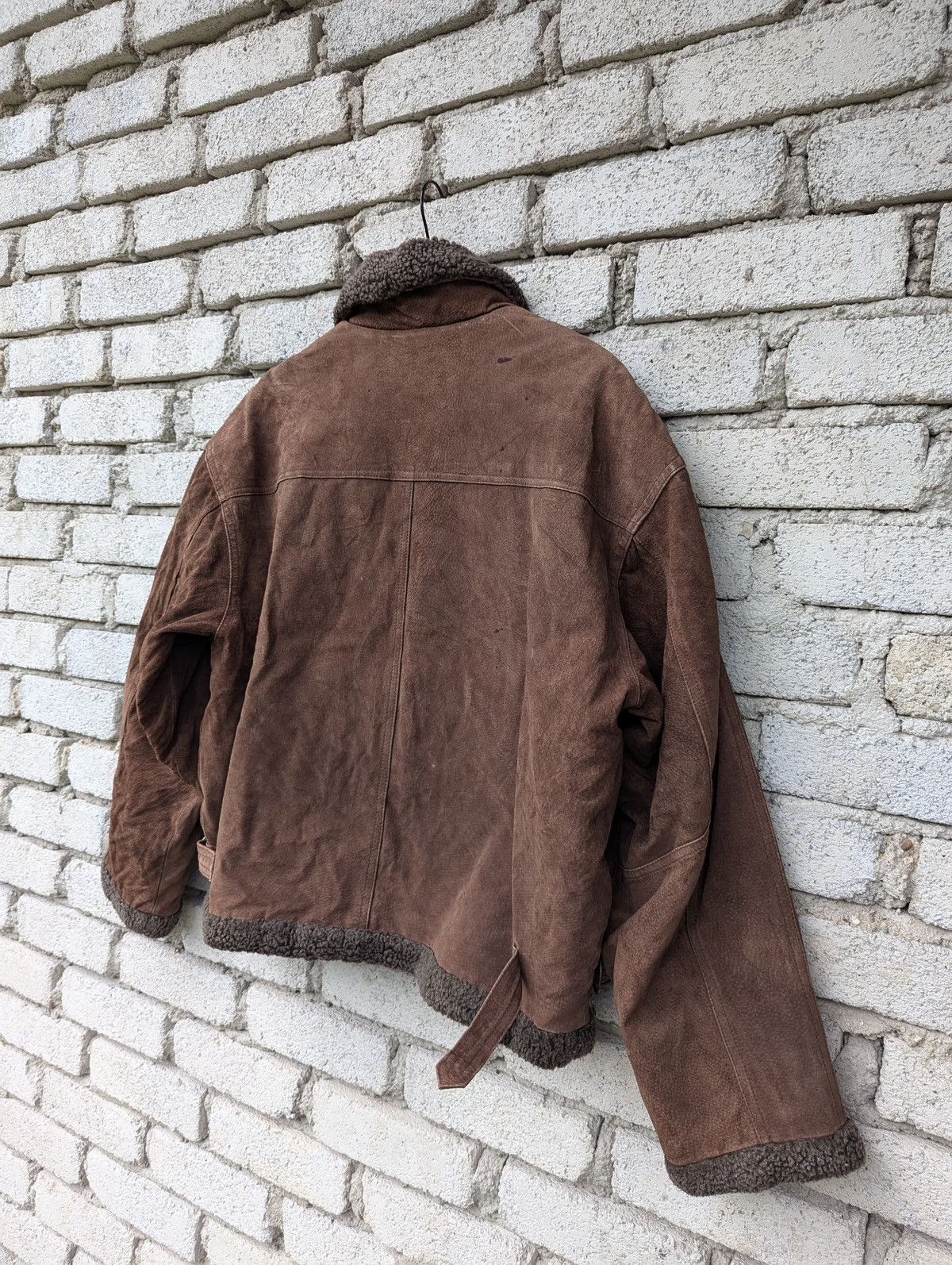 Vintage Sea Hop Leather Garment Sherpa Jacket Size US M / EU 48-50 / 2 - 6 Thumbnail