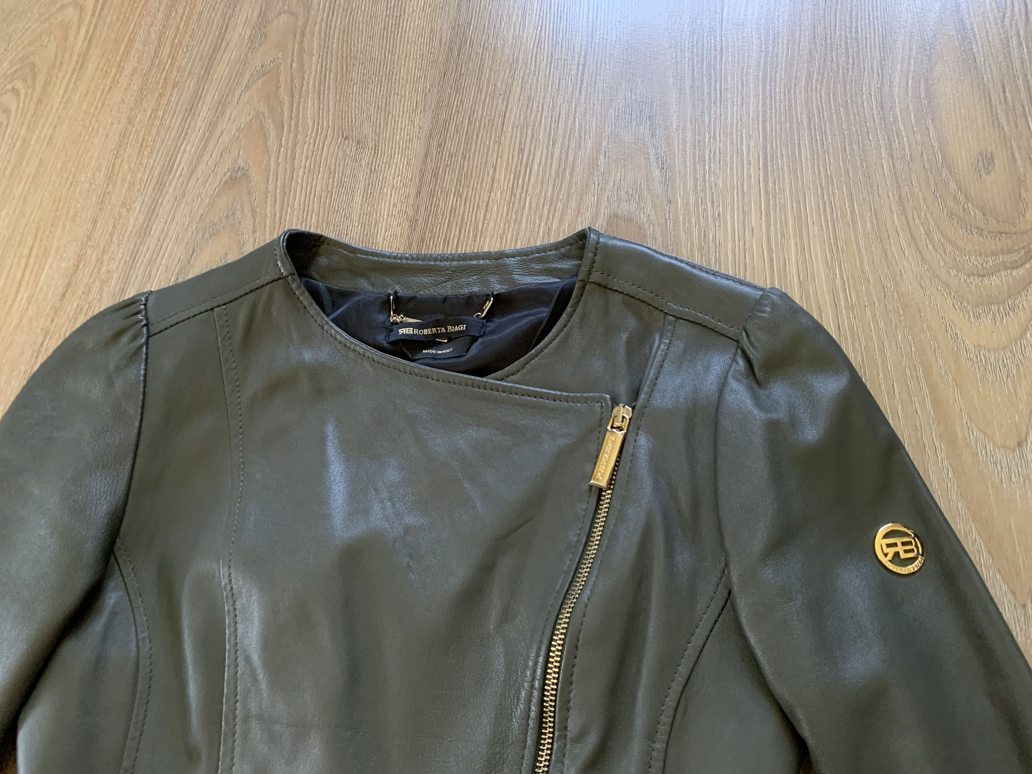 Vintage Roberta Biagi Vintage Leather Jacket Size S / US 4 / IT 40 - 5 Thumbnail