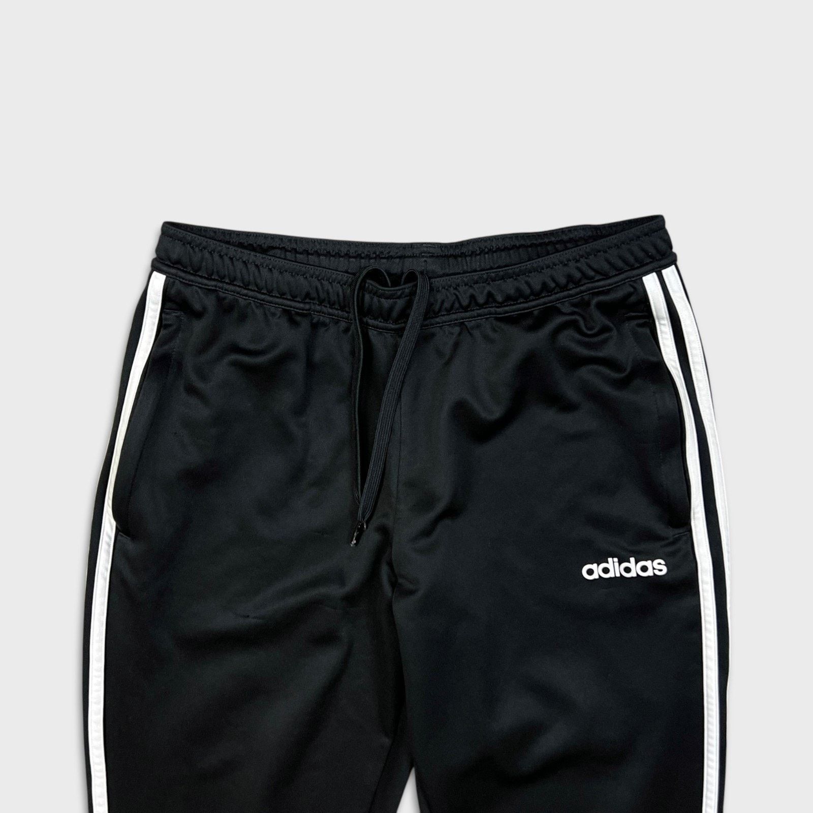 Adidas × Vintage Adidas Track Pant Medium Essentials Stripe Training Athletic Size US 30 / EU 46 - 2 Thumbnail