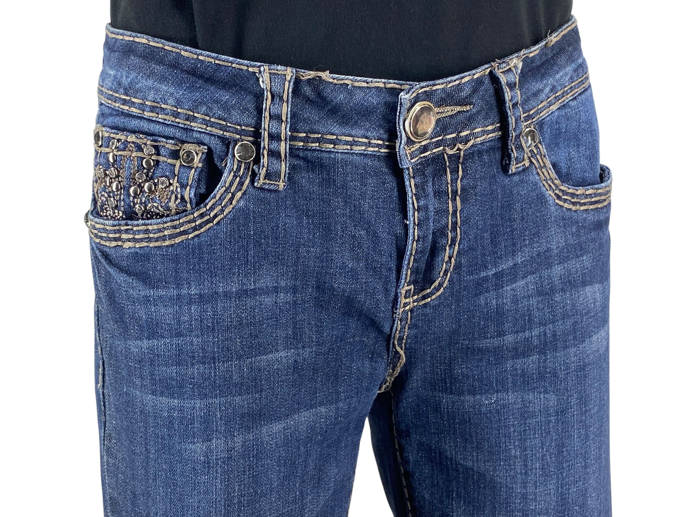 Japanese Brand La Idol Denim Flare Jeans Size 29" - 10 Thumbnail
