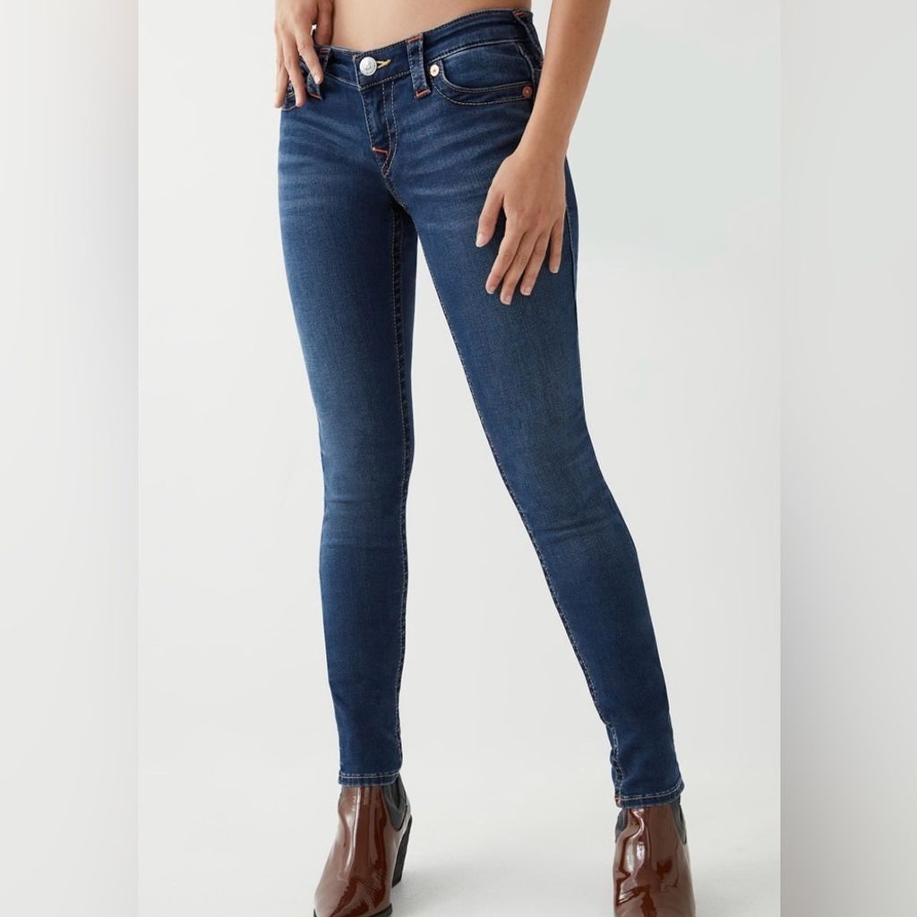 True Religion TRUE RELIGION STELLA SKINNY JEAN SIZE : 25 Size 25" / US 0 / IT 36 - 2 Thumbnail