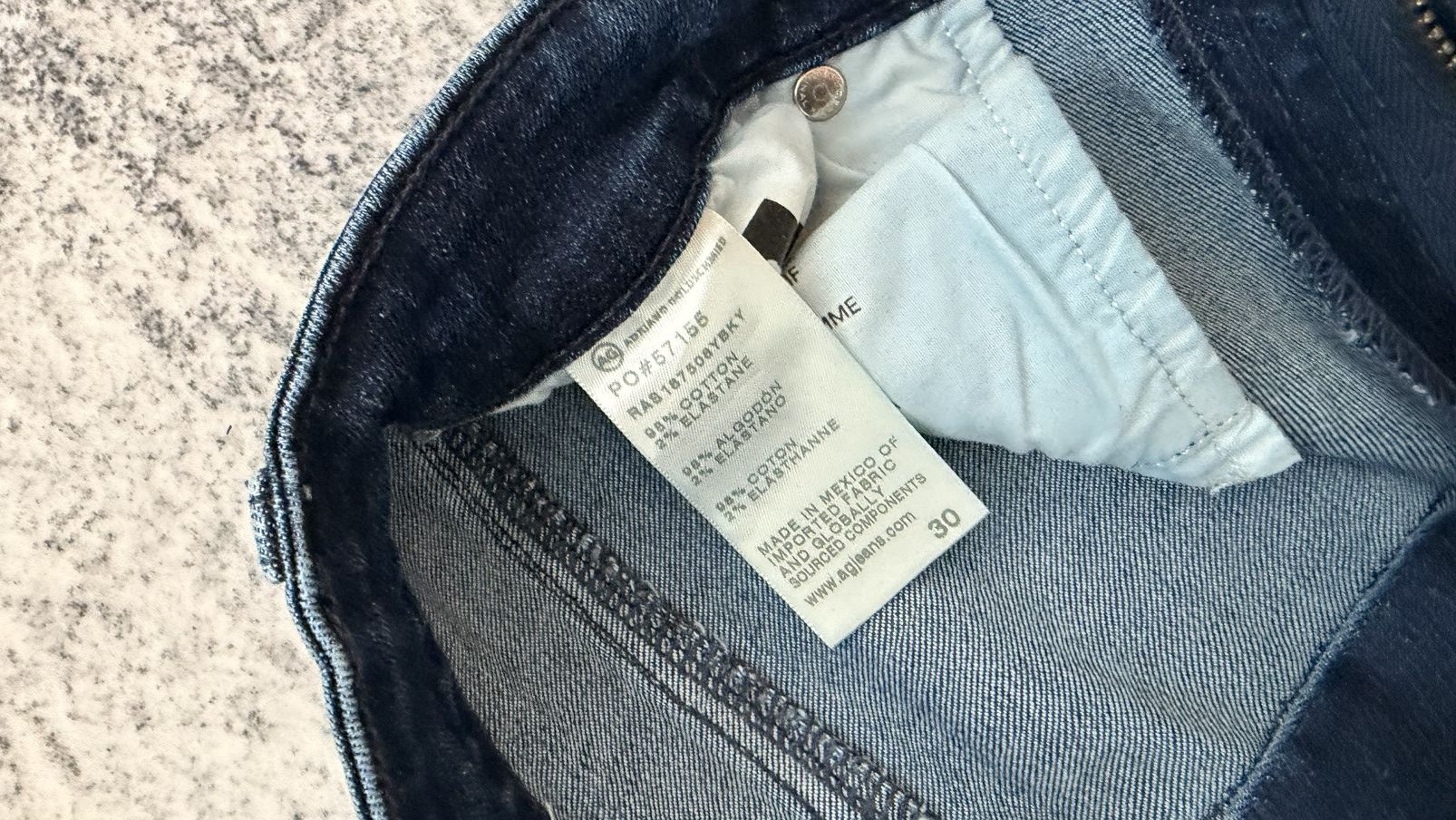 AG Adriano Goldschmied AG Adriano Goldschmied The Mari HighRise Slim Straight Jeans Size 30" / US 8 / IT 44 - 5 Thumbnail
