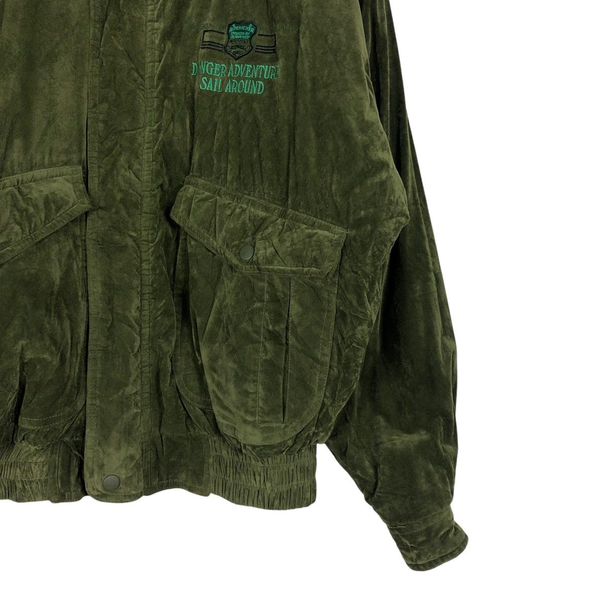 Japanese Brand VTG REVERSIBLE BOMBER JACKET VELVET DANGER SAIL ISSEYMIYAKE Size US M / EU 48-50 / 2 - 7 Thumbnail