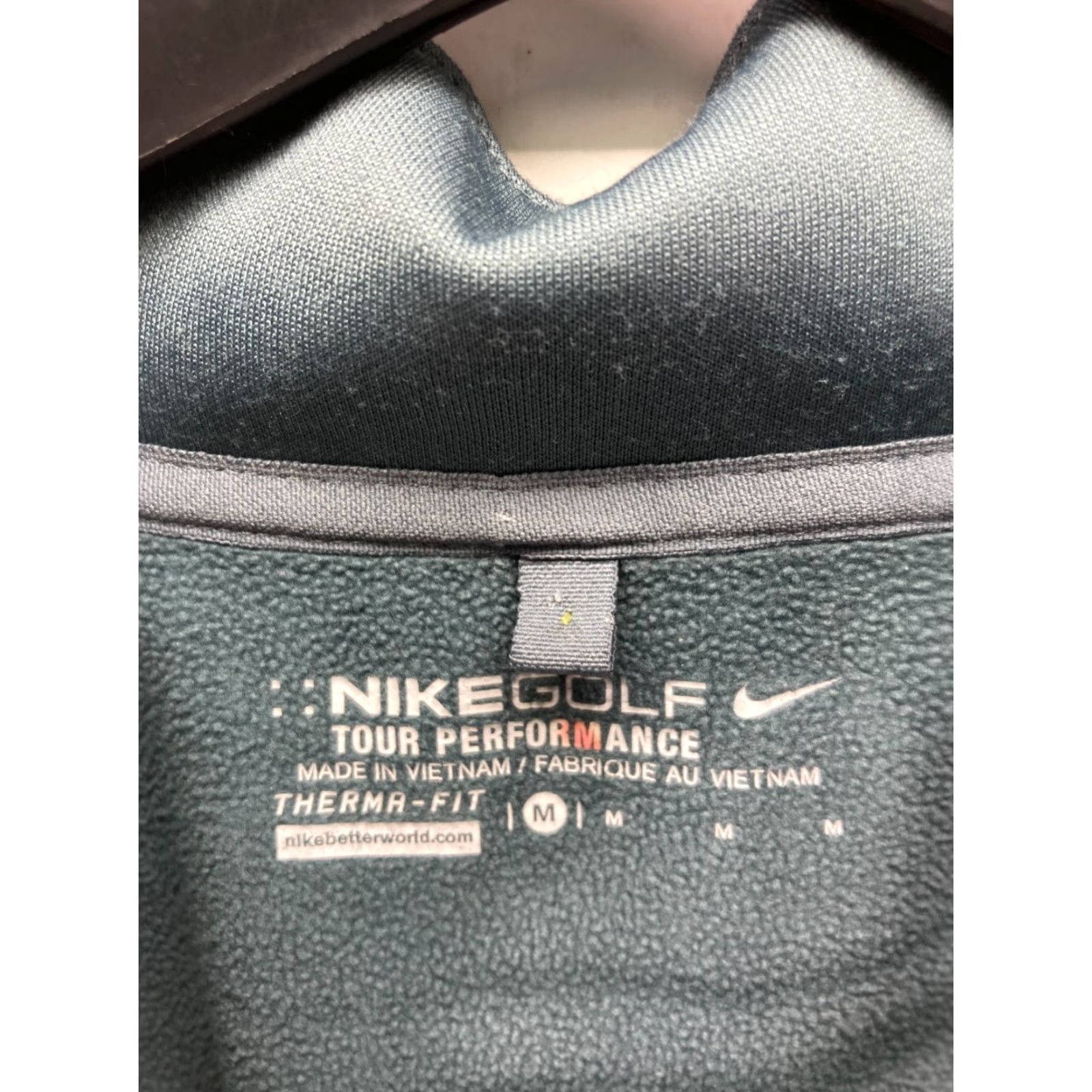 Nike Nike Golf Therma Fit Pullover Sweatshirt Mens M Blue 1/4 Zip Tour Performance Long Sleeve Sweatshirt Mens M Blue 1/4 Zip Tour Performance Size US M / EU 48-50 / 2 - 7 Thumbnail