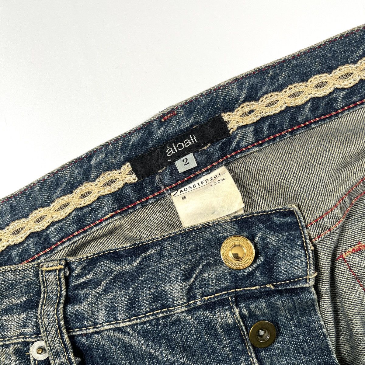 Japanese Brand Japanese Archive Paint Splatter Denim Size US 32 / EU 48 - 4 Thumbnail