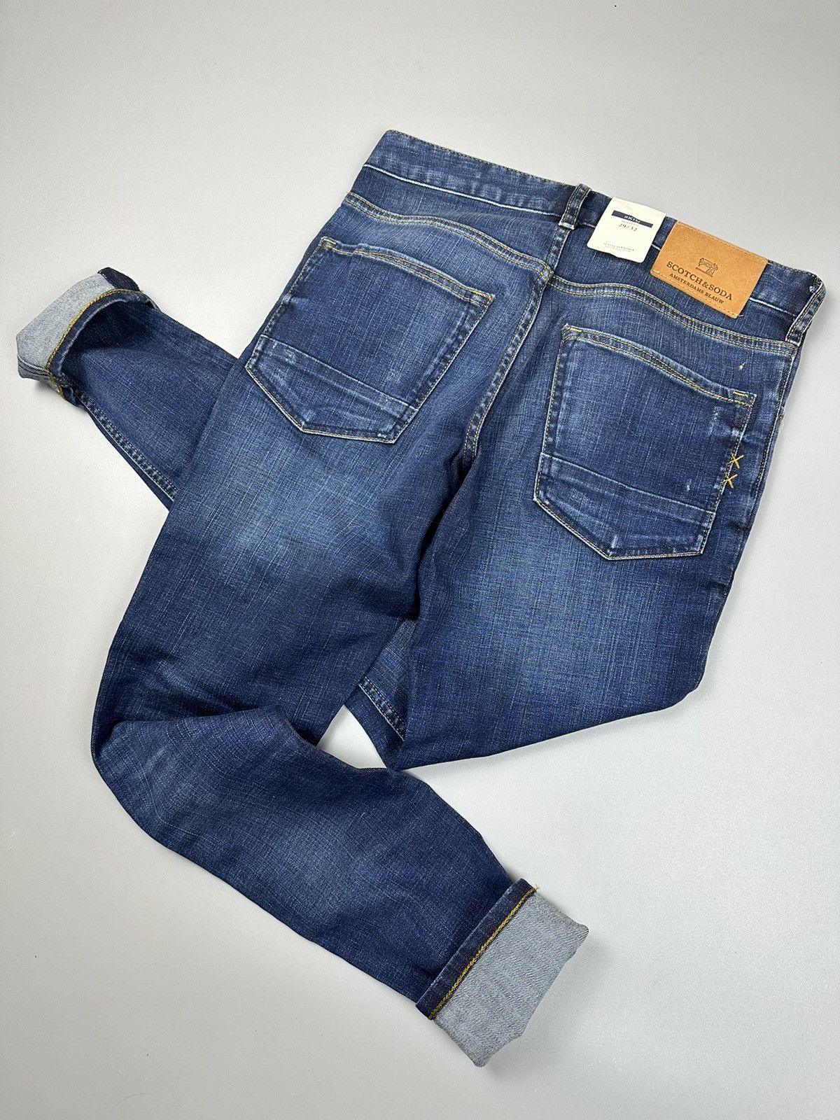 Scotch & Soda Scotch&Soda Washed Blue Skiny Jeans Ralston Size US 29 - 1 Thumbnail
