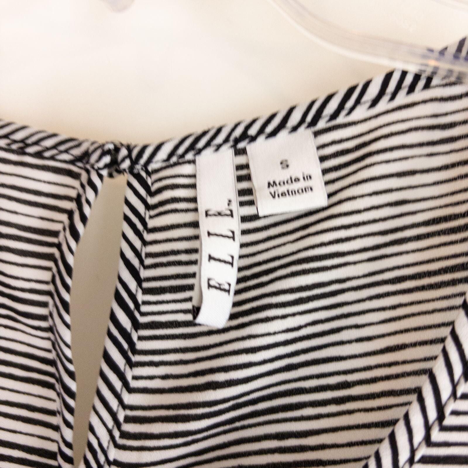 Ellesse Elle Black & White Striped Tank Womens Small Size S / US 4 / IT 40 - 8 Thumbnail