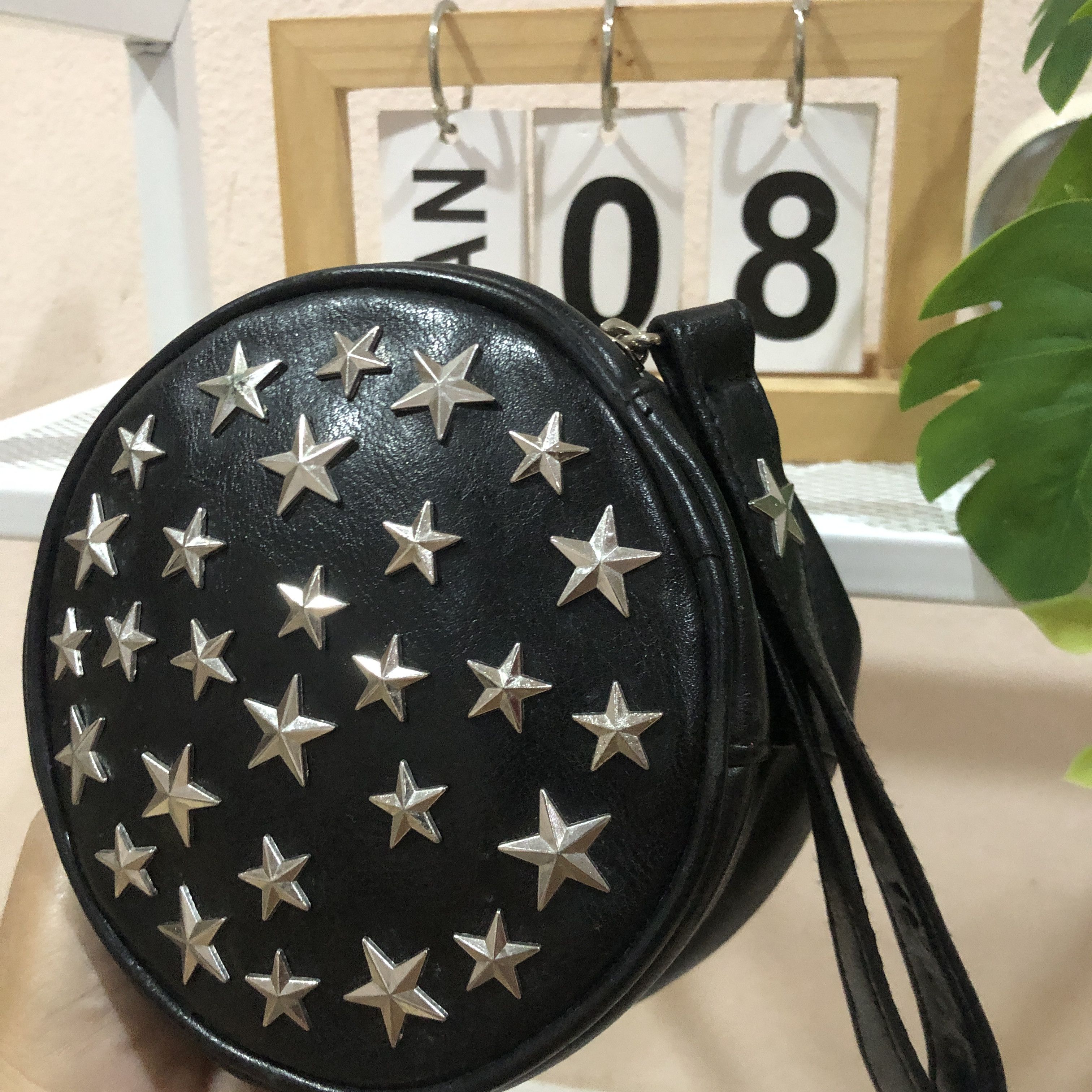 If Six Was Nine MOUSSY Star Studded Mini Pouch Clutch Bag Size ONE SIZE - 8 Thumbnail