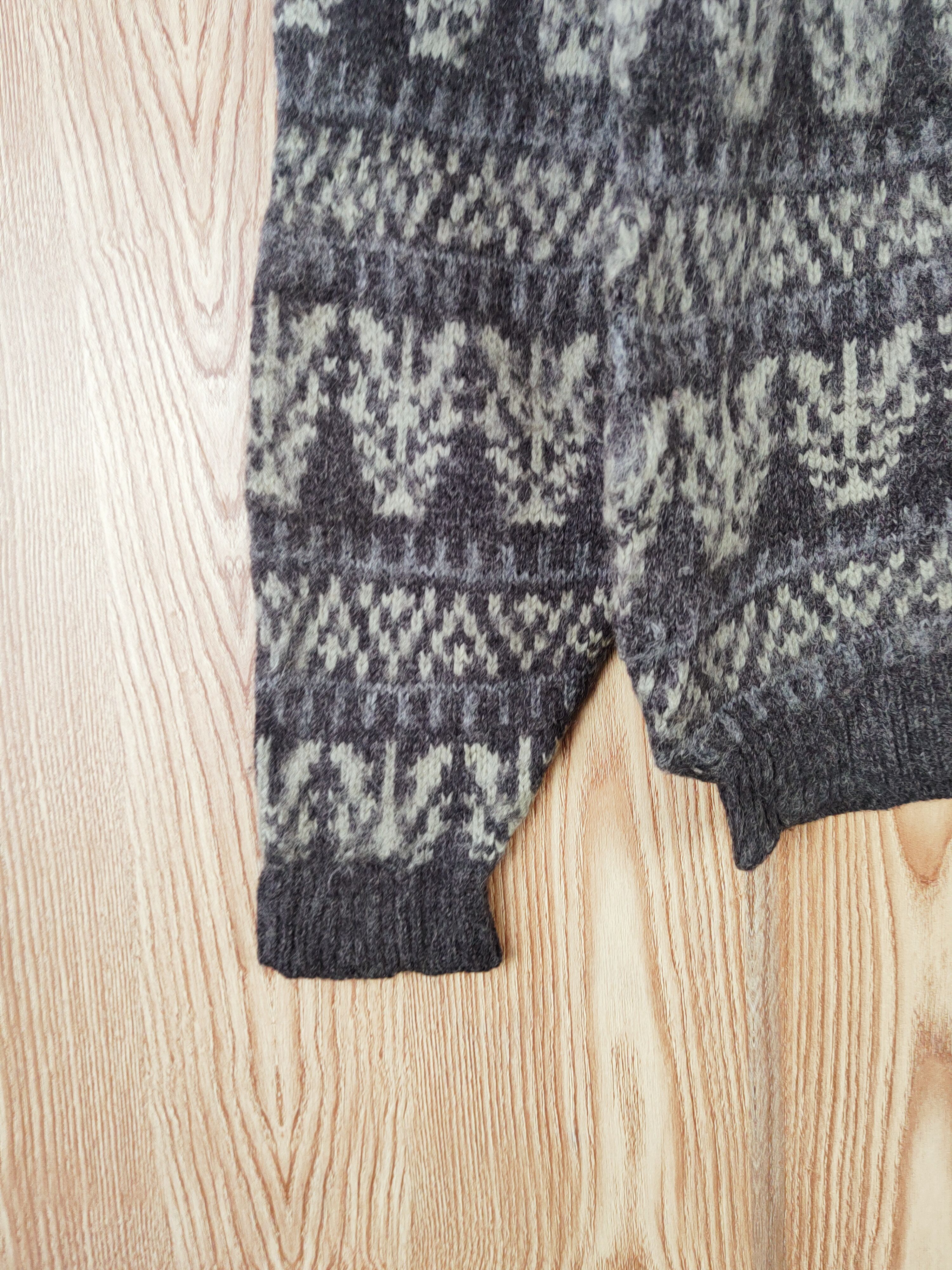 Japanese Brand D Gazette Dark Gray vintage Wool Knitwear Sweatshirts #W866 Size US M / EU 48-50 / 2 - 5 Thumbnail