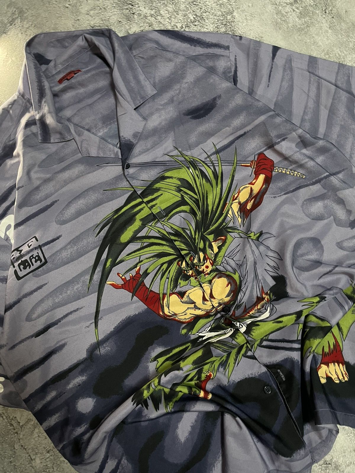 Other Rare🔥Japan Anima Shirt Bowling Samurai tee Japanese Print Size US XL / EU 56 / 4 - 2 Thumbnail