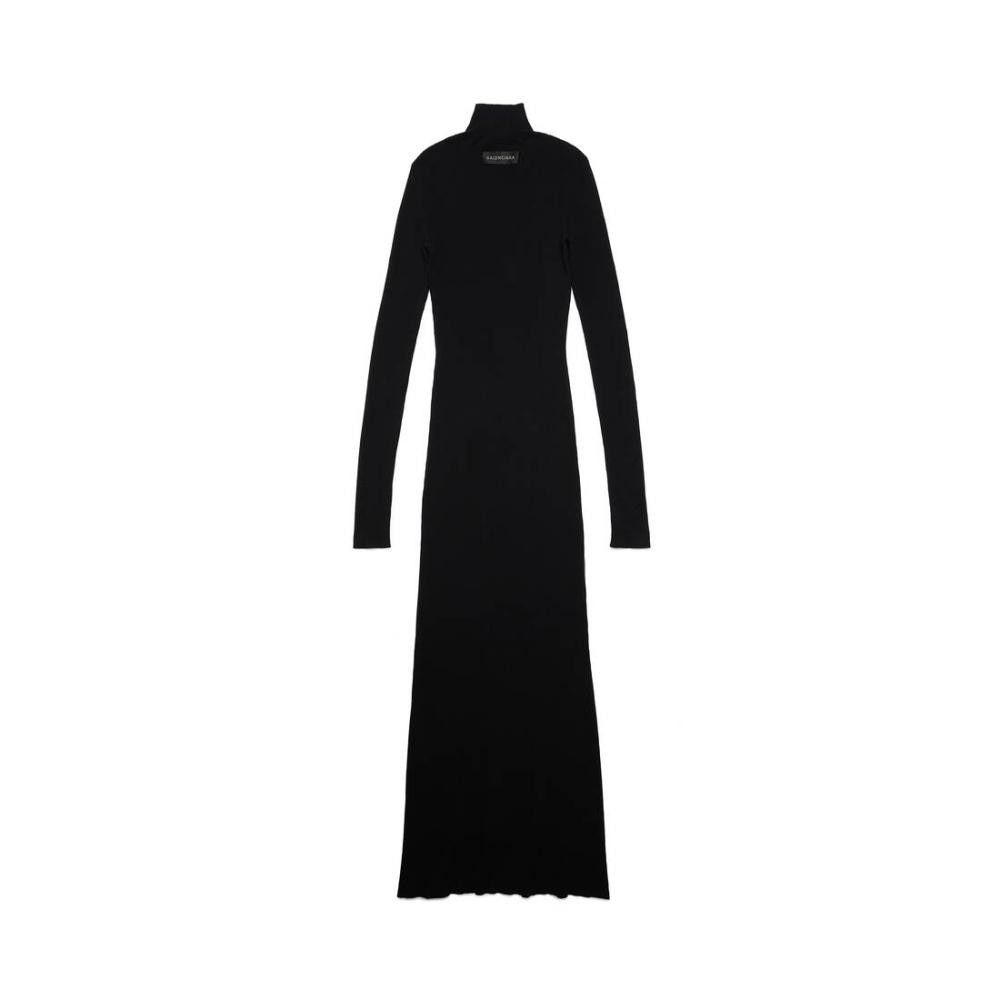 Balenciaga o1bcso1str1124 Maxi Dress in Black Size XS / US 0-2 / IT 36-38 - 2 Thumbnail