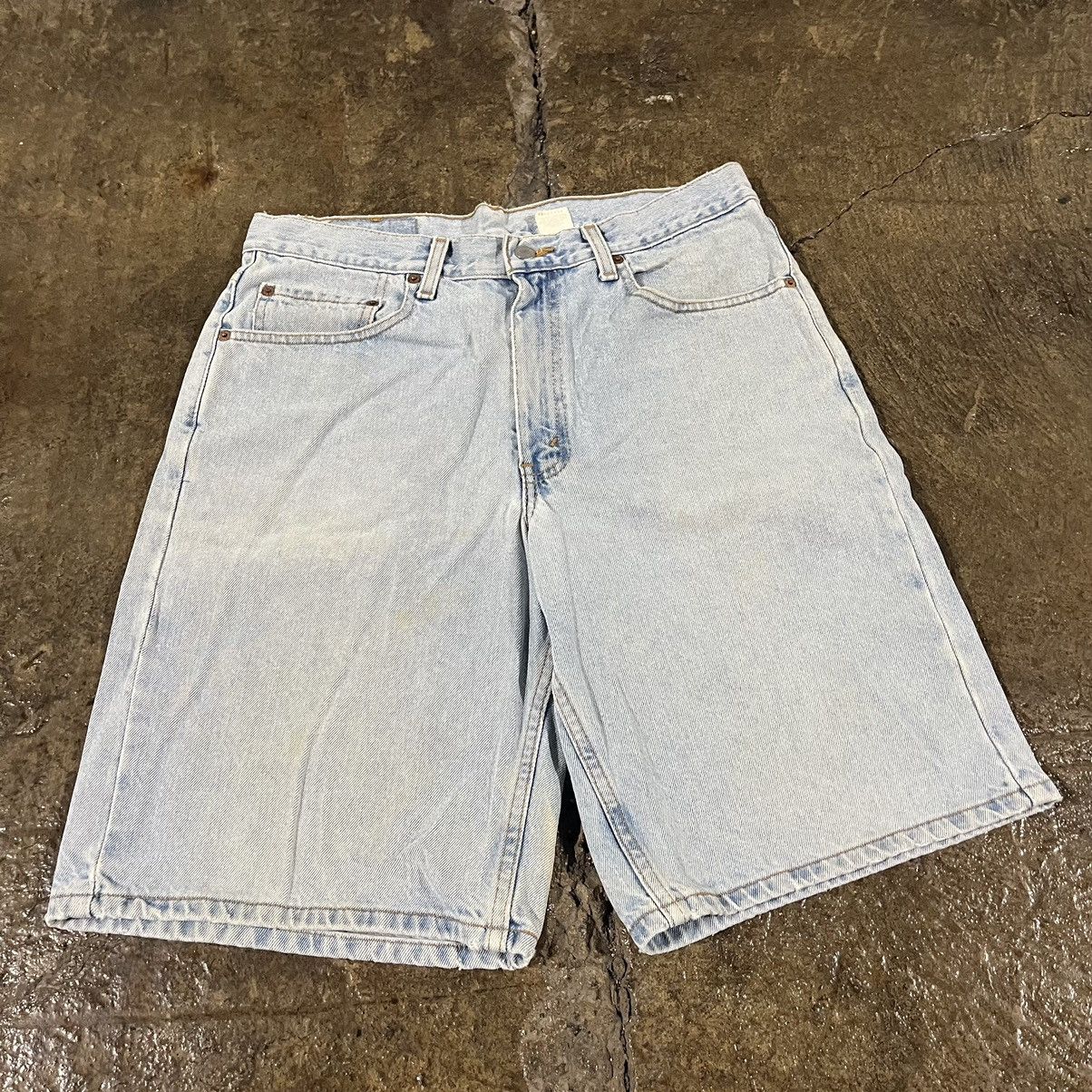 Levi's × Vintage Crazy Vintage 90s Levi's 550 Jorts Relaxed Fit Skater Shorts Size US 34 / EU 50 - 5 Thumbnail