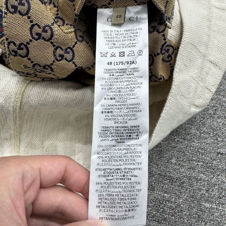 Gucci Gucci Logo Denim Jacket Size 48-2505 Size US M / EU 48-50 / 2 - 4 Thumbnail