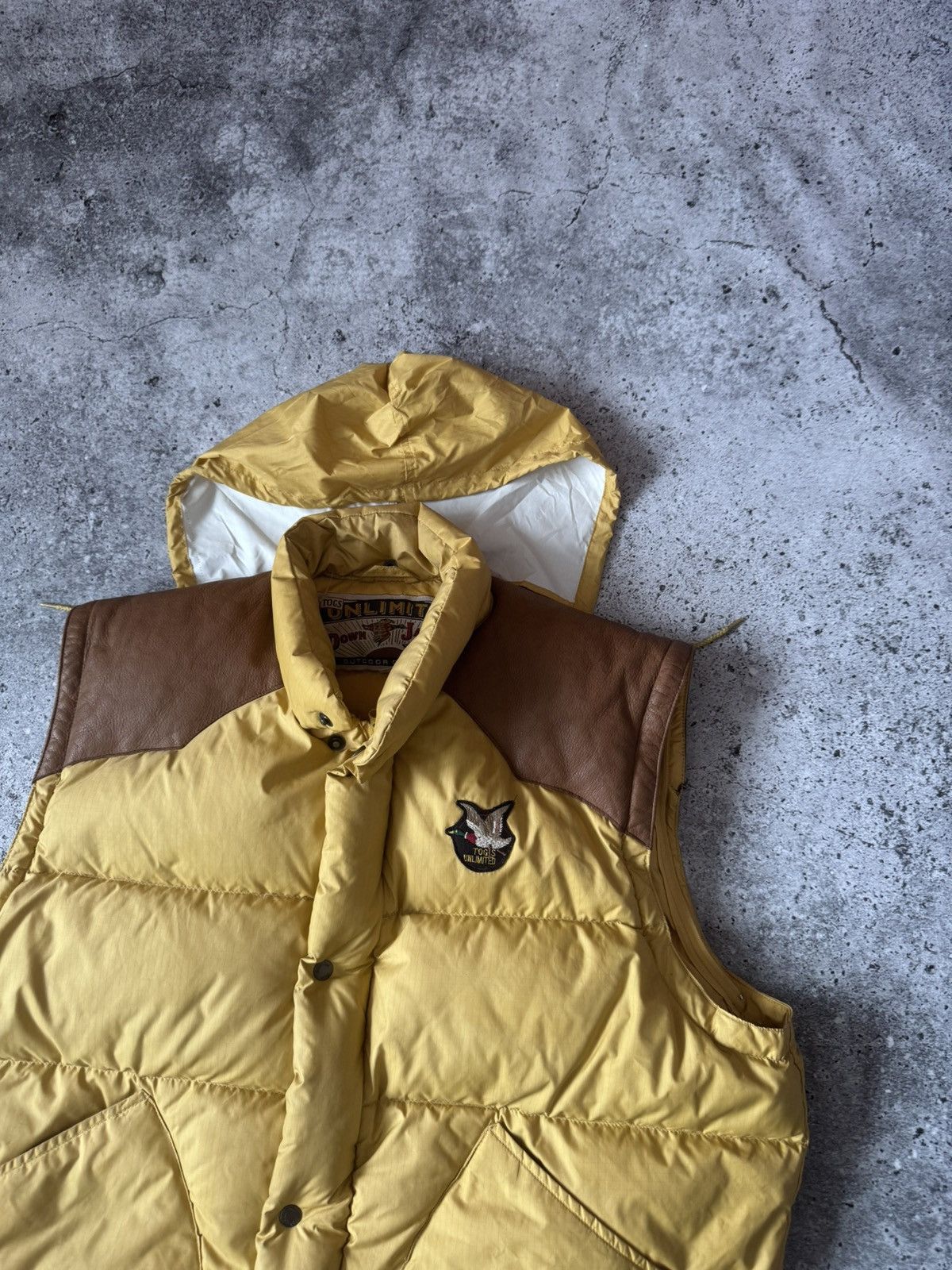 Tod's Tod’s Unlimited Down Vest Vintage Real Leather Outdoor 90s Size US XL / EU 56 / 4 - 3 Thumbnail