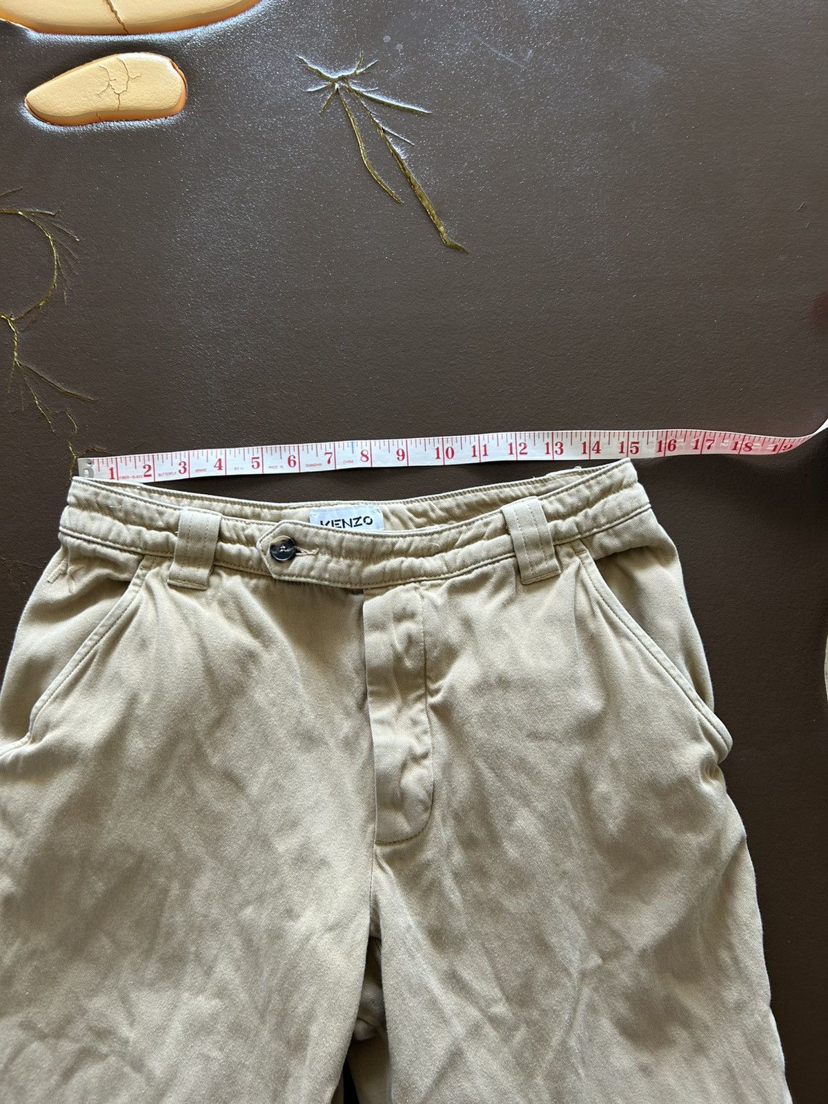 Kenzo Kenzo Khaki Casual Pants With Multi button closure Size US 30 / EU 46 - 9 Thumbnail
