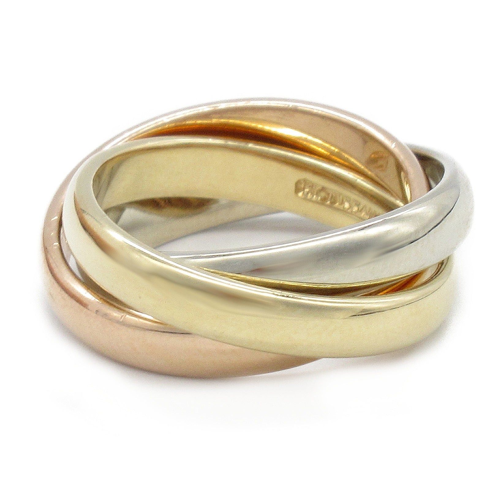 Tiffany & Co. Tiffany Co Triple Ring Others 14K Three Gold Size ONE SIZE - 1 Thumbnail
