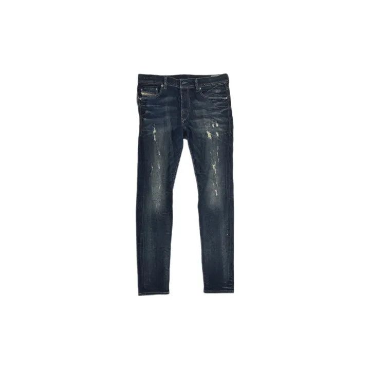 Diesel Diesel Casual Fashionable Blue Jeans 0079 Size US 33 - 1 Thumbnail