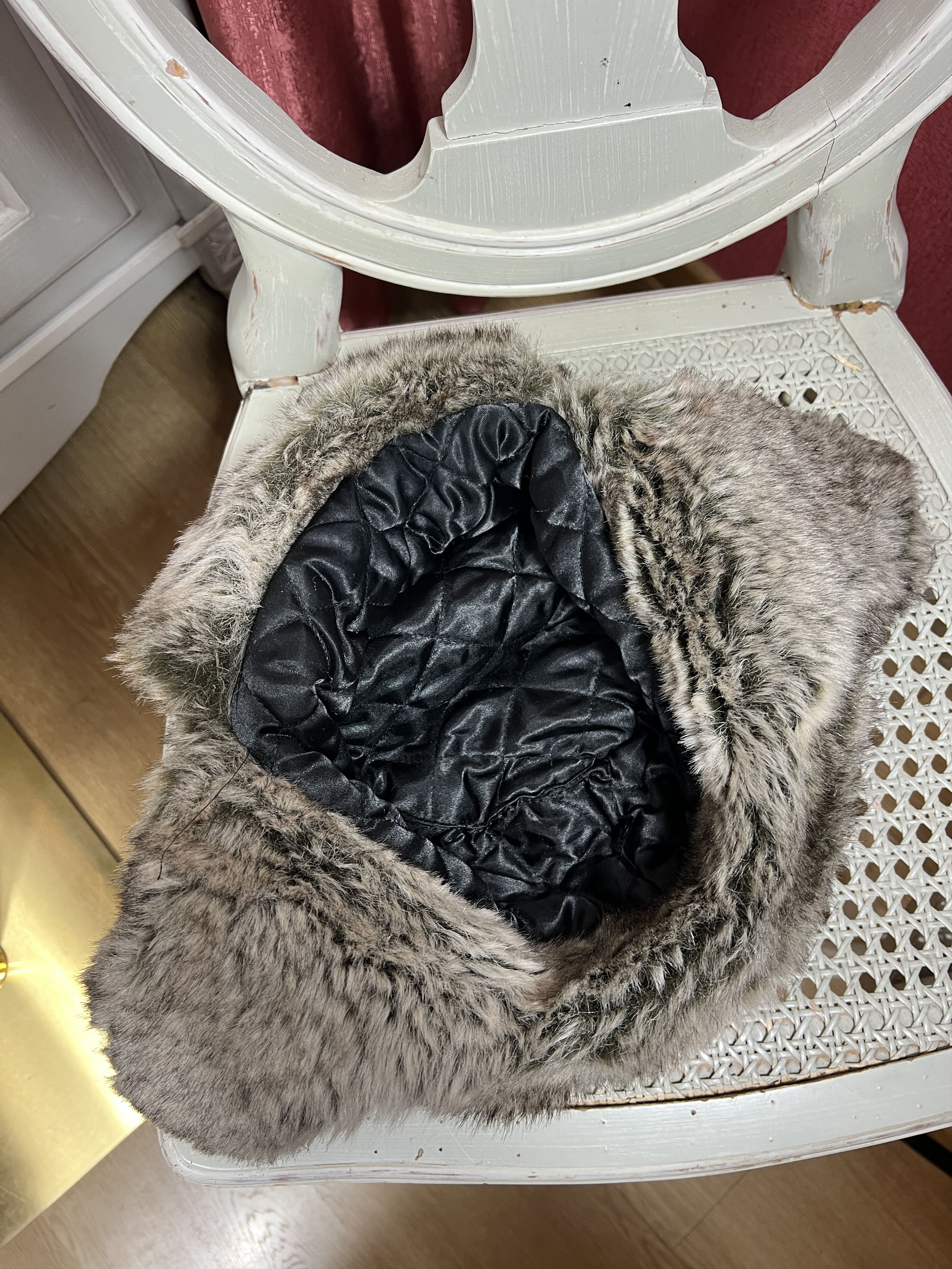 Japanese Brand × Vintage Y2k Faux Fur Ushanka Vintage Fuzzy Warm Trapper hat Size ONE SIZE - 7 Thumbnail