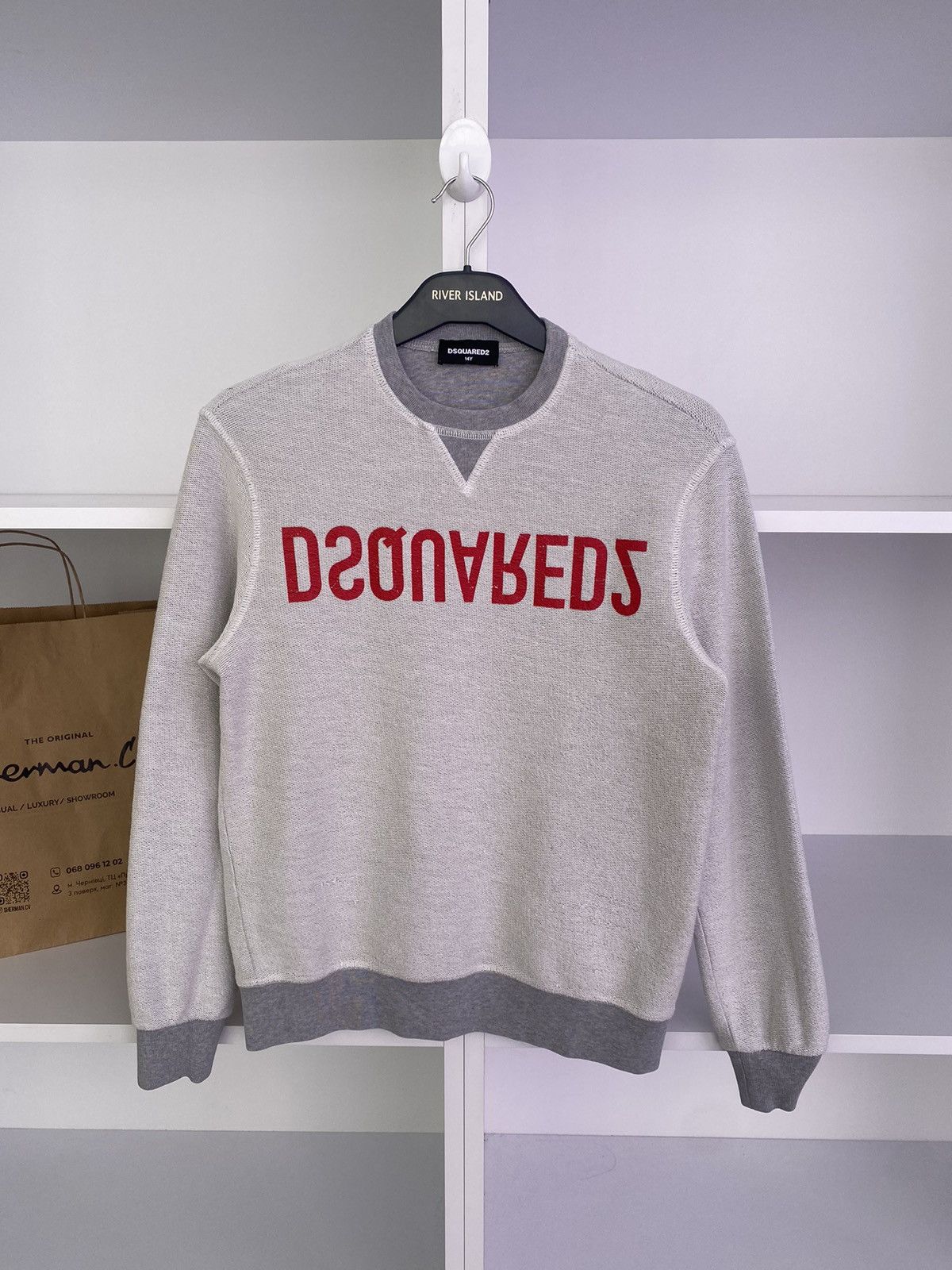 Dsquared2 × Vintage Vintage Dsquared2 Junior Pullover Sweatshirt Size US XS / EU 42 / 0 - 4 Thumbnail