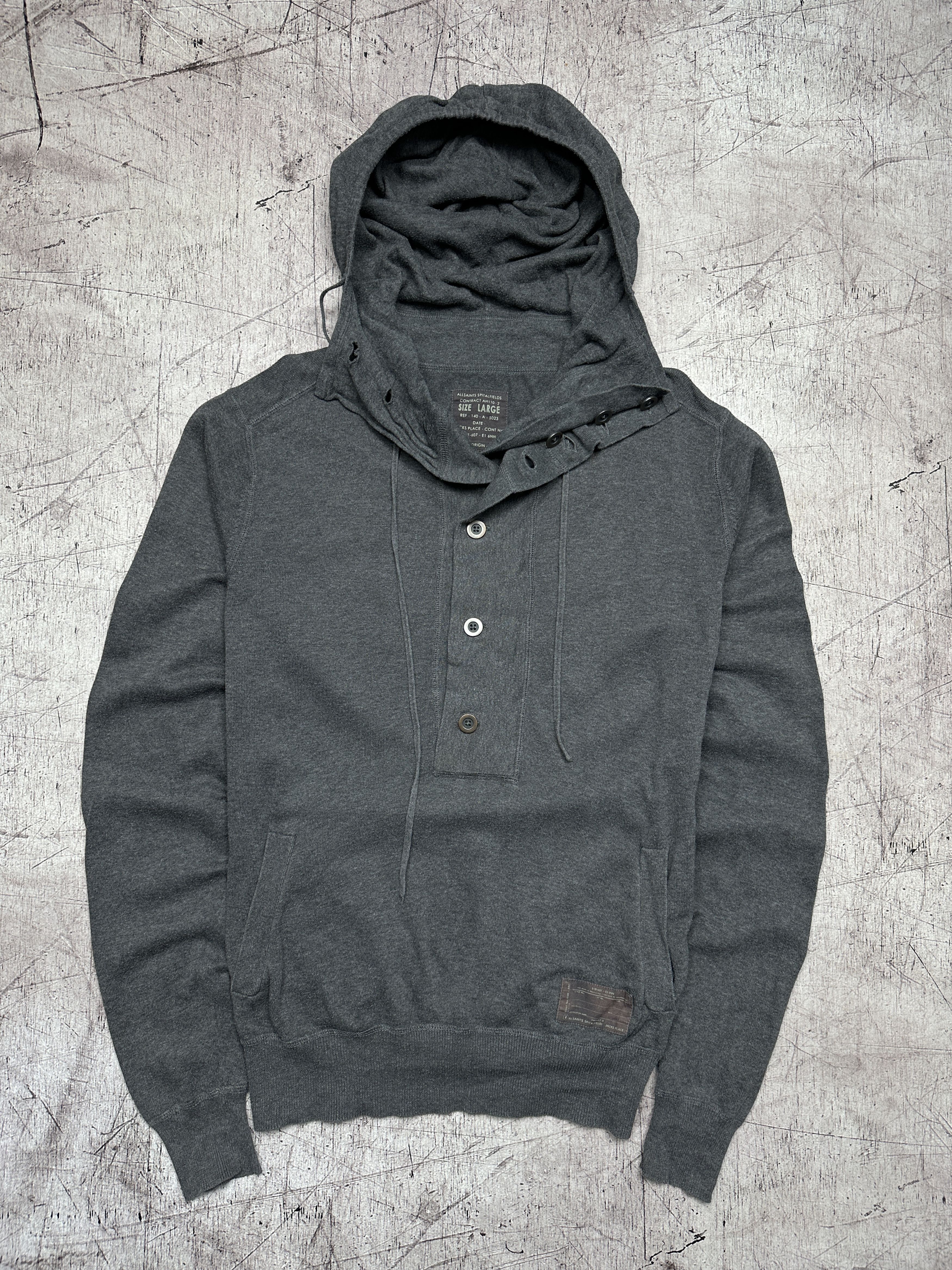 Allsaints × Vintage Allsaints Vintage Mens Salta Hoodie Size US L / EU 52-54 / 3 - 1 Thumbnail