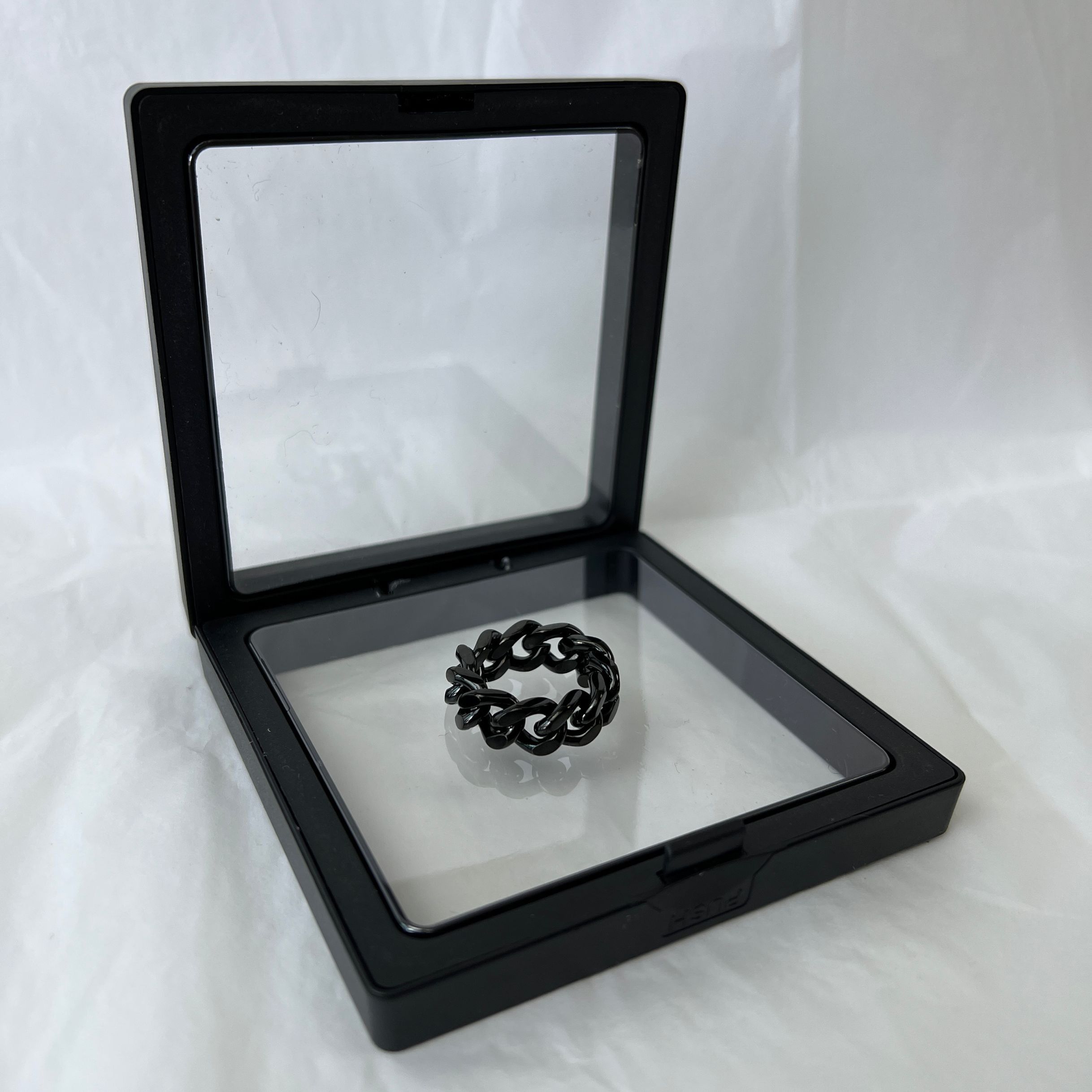 Jewelry × Vintage Simple hip hop punk titanium steel ring Size ONE SIZE - 2 Thumbnail