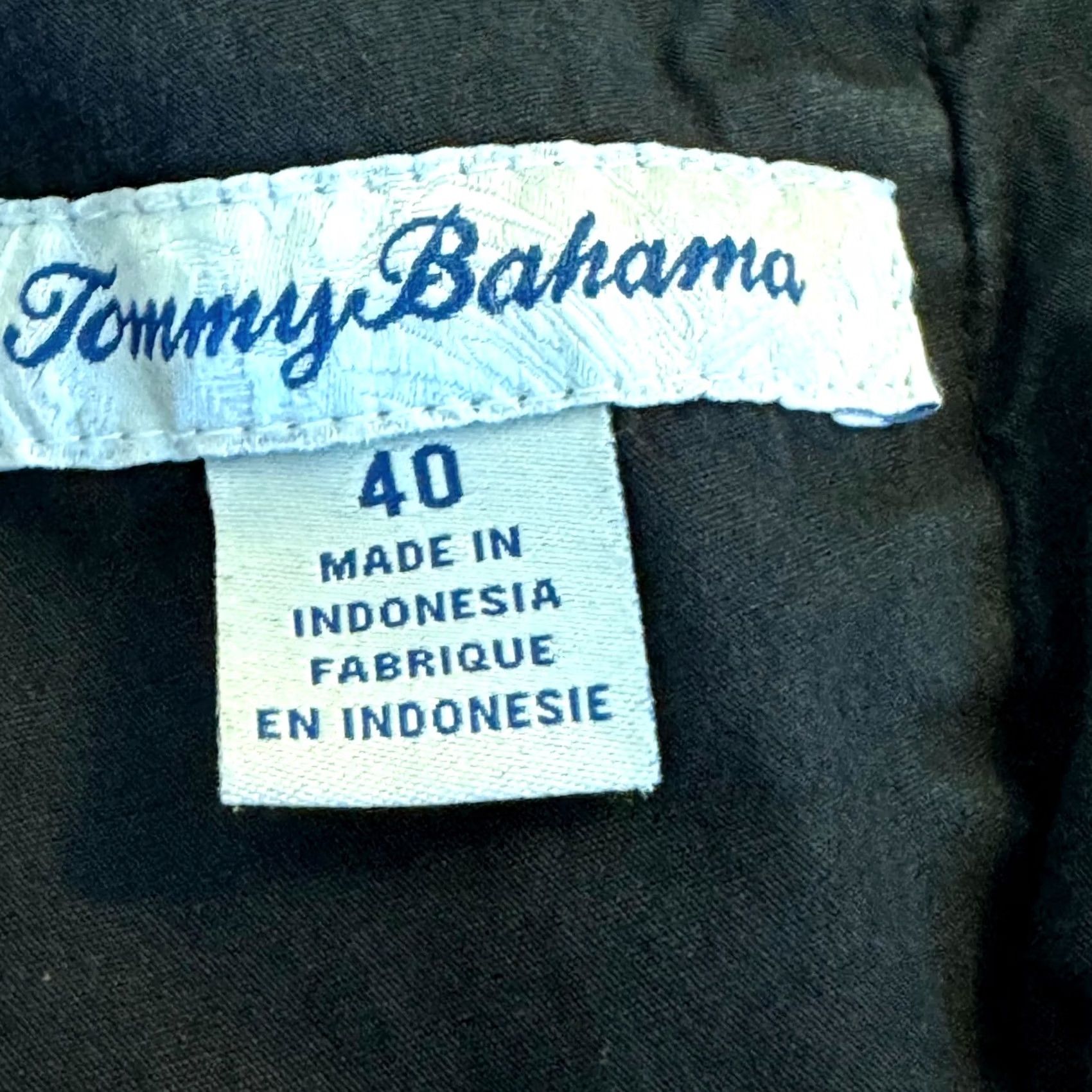 Tommy Bahama Tommy Bahama Men Shorts Chino 40 Black Stretch Mid-Rise Flat Front Zip Fly M2067 Mens Size US 40 / EU 56 - 4 Thumbnail