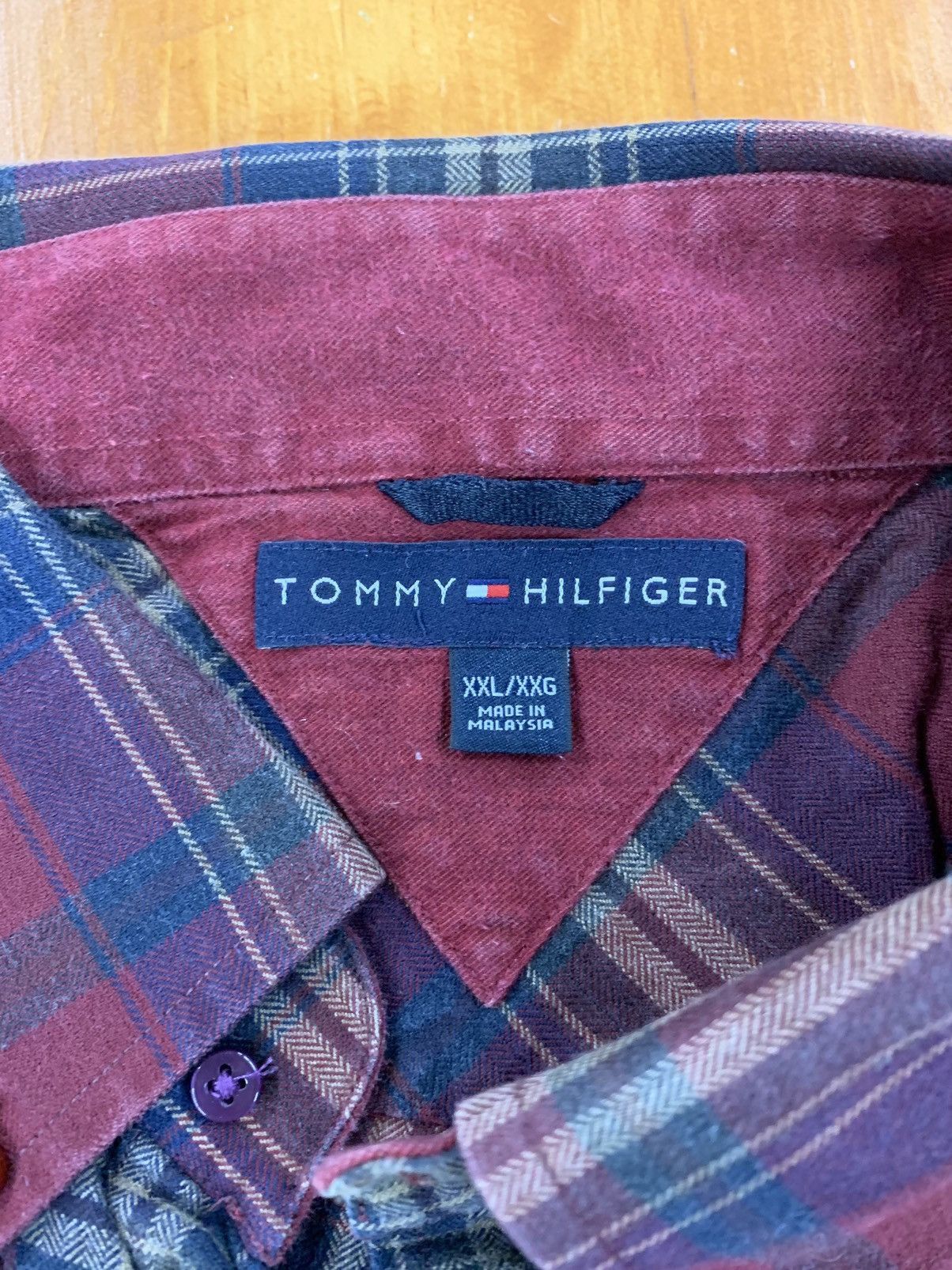 Tommy Hilfiger × Vintage Vintage Tommy Hilfiger Flag OverShirt Size US XXL / EU 58 / 5 - 2 Thumbnail