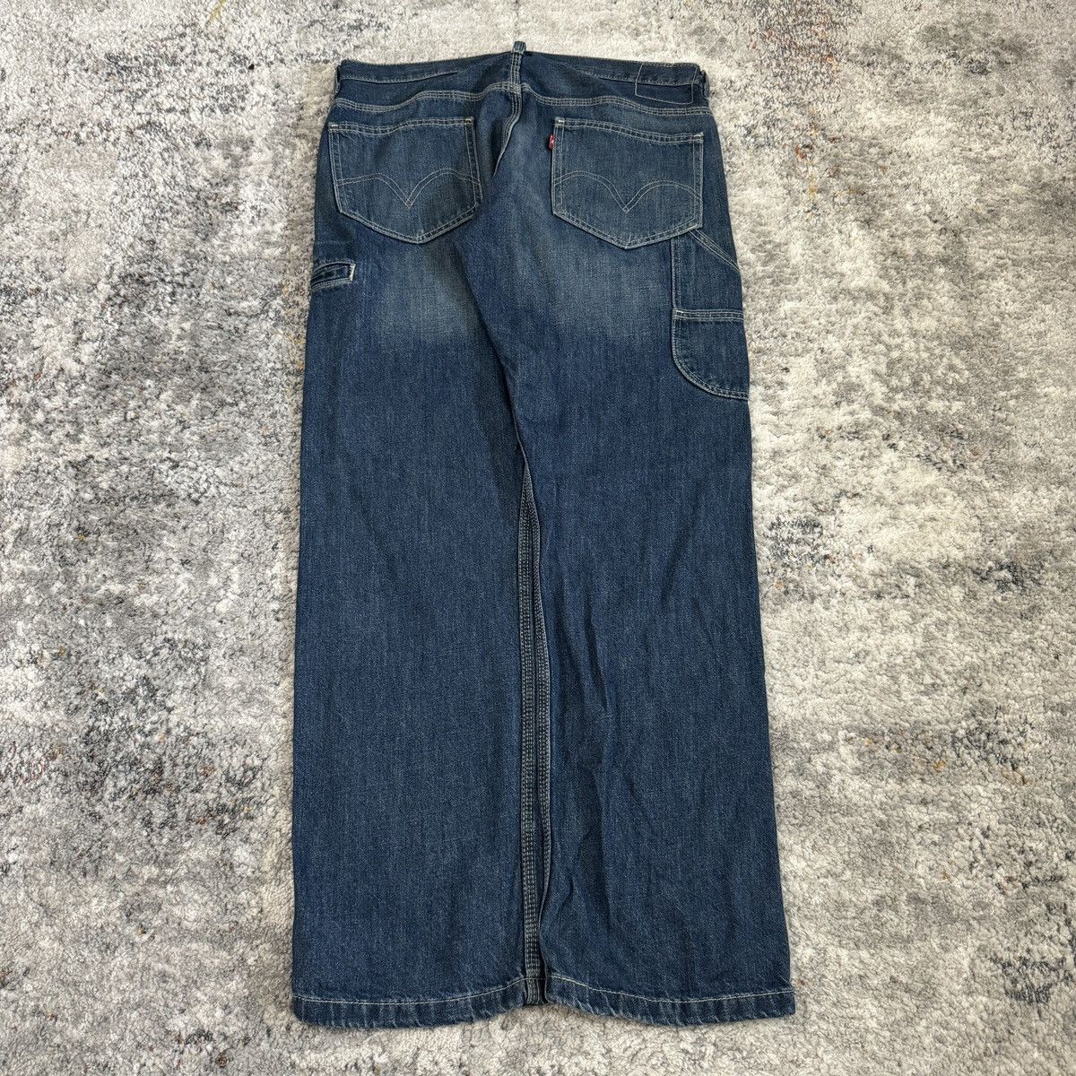 Japanese Brand × Levi's × Vintage Vintage y2k Levi’s Big E Style carpenter jeans Size US 34 / EU 50 - 1 Thumbnail