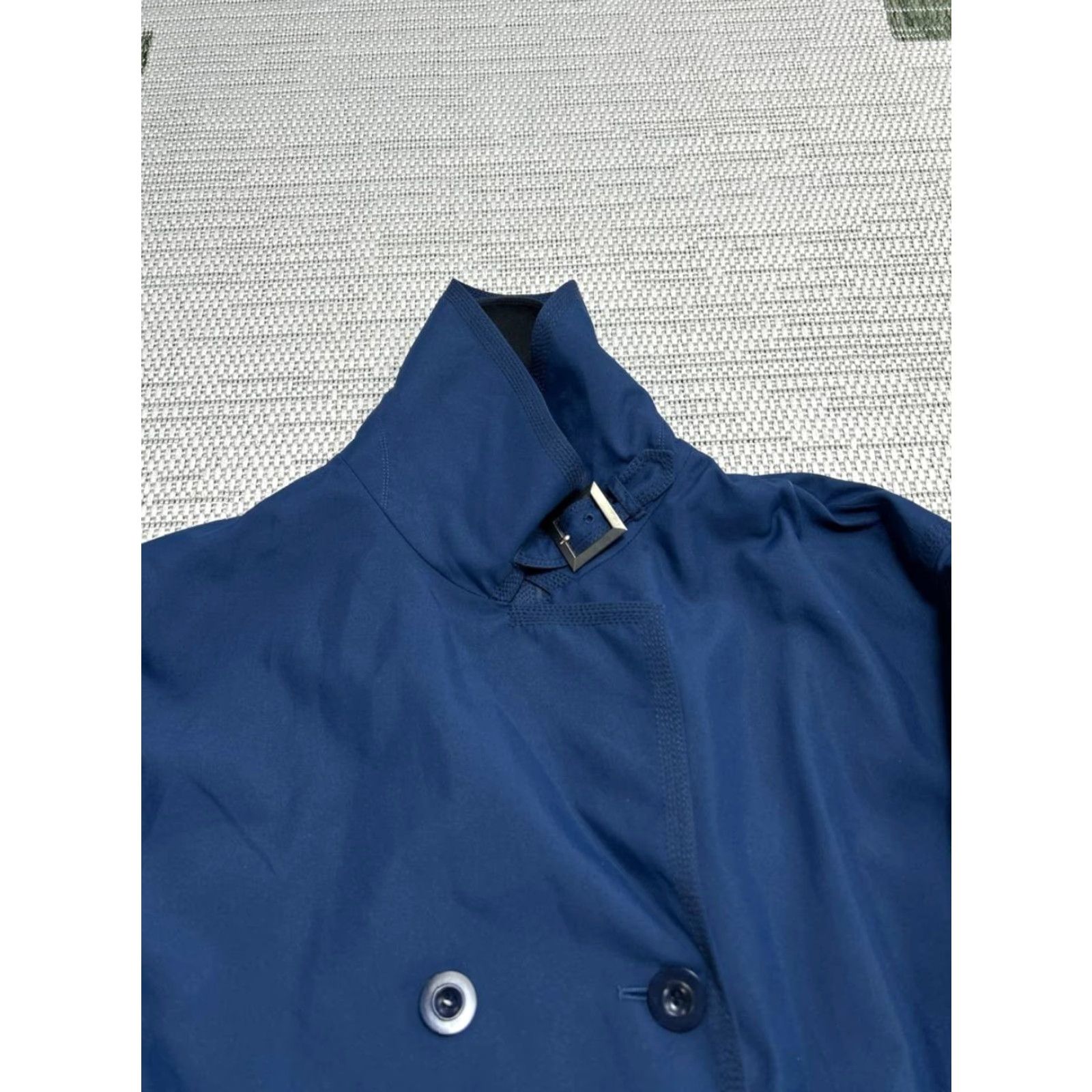 St. John VINTAGE St John Pea Coat Womens Medium Blue Casual Double Breasted Winter Size M / US 6-8 / IT 42-44 - 2 Thumbnail
