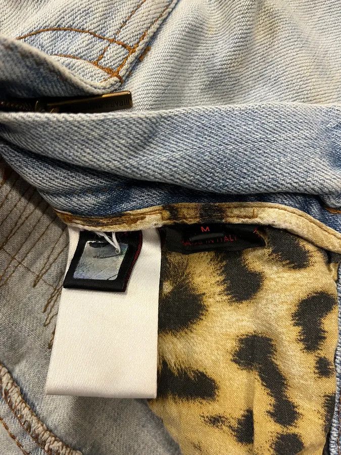 Roberto Cavalli AW2000 Roberto Cavalli Blue Denim Royal Bootcut Jeans Size US 33 - 11 Thumbnail