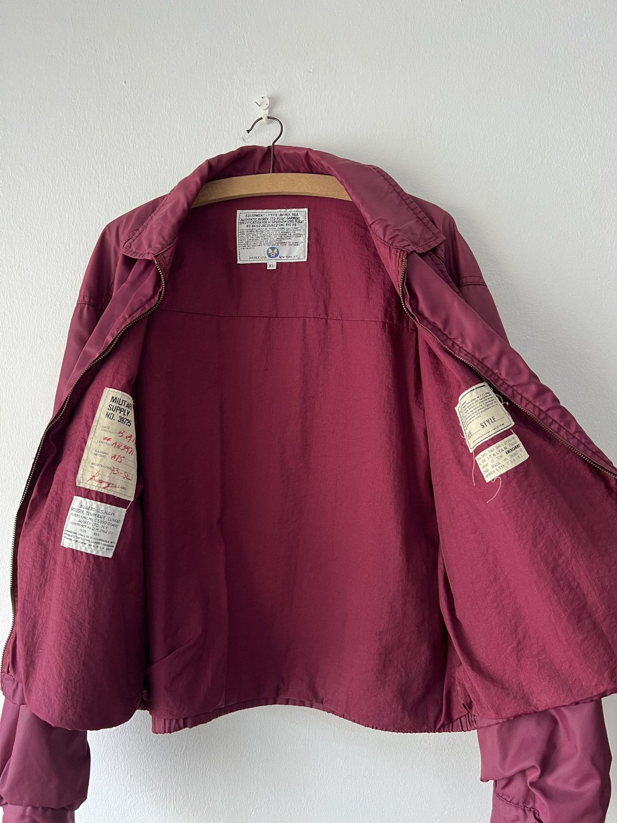 Avirex Vintage Avirex U.S.A. nylon flight jacket Size XL / US 12-14 / IT 48-50 - 2 Thumbnail