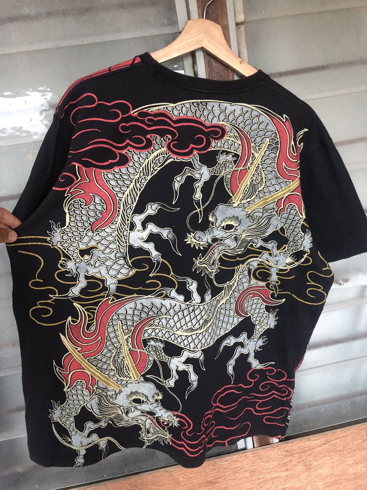Bullet Noise Vintage Sukajan Double Dragon Space Opera Rare Shirt Tee Size US L / EU 52-54 / 3 - 10 Thumbnail