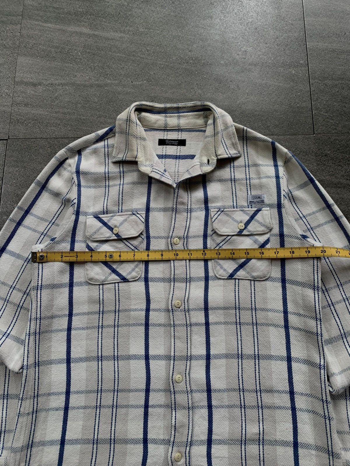 Undercover FREE TAX! Thick Cotton Plaid Zippered Shirt Size US M / EU 48-50 / 2 - 11 Thumbnail