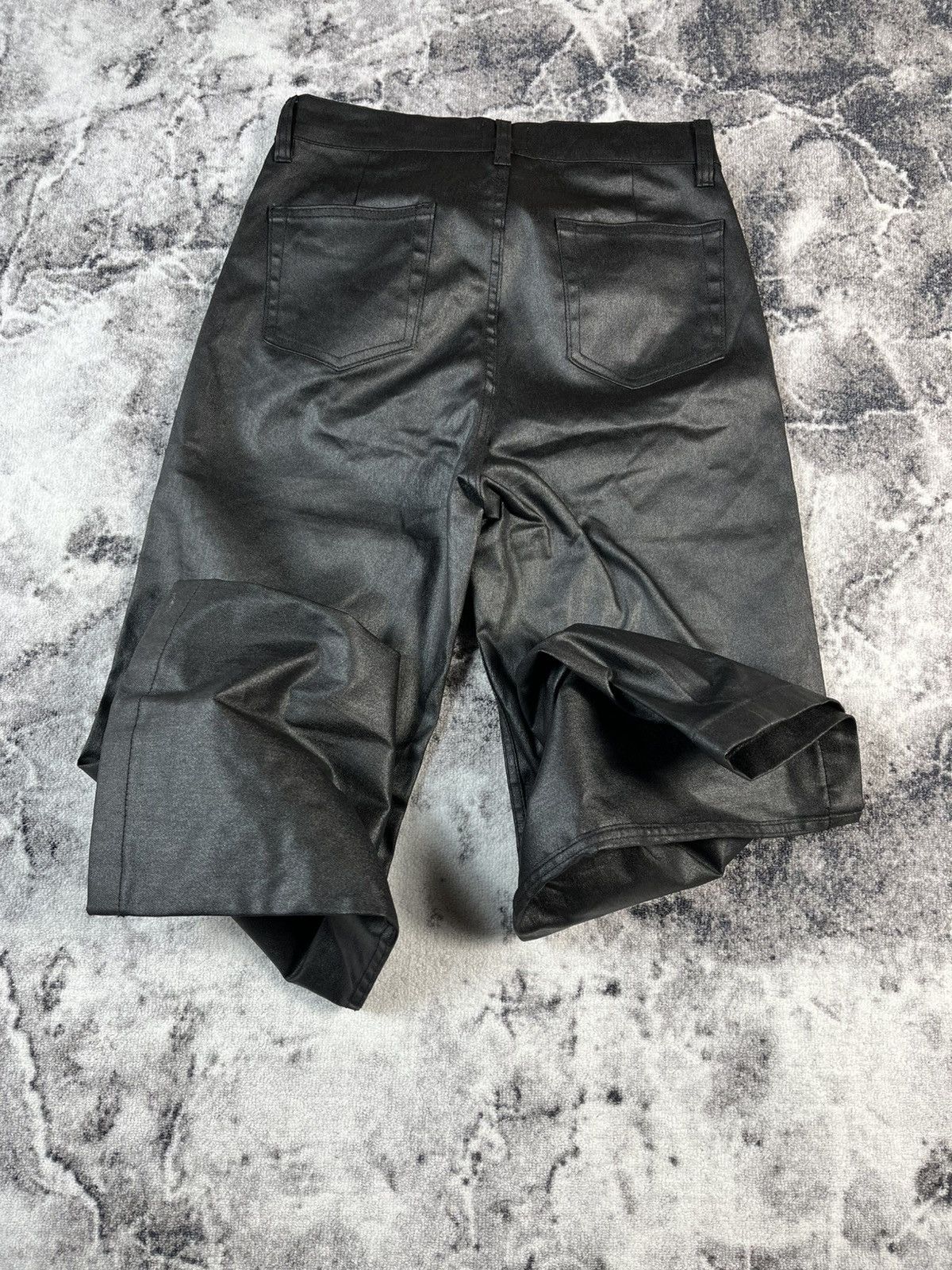 Other MIJKO Coated Denim Leather Look Pants Y2K Straight Fit M Size 31" - 13 Thumbnail