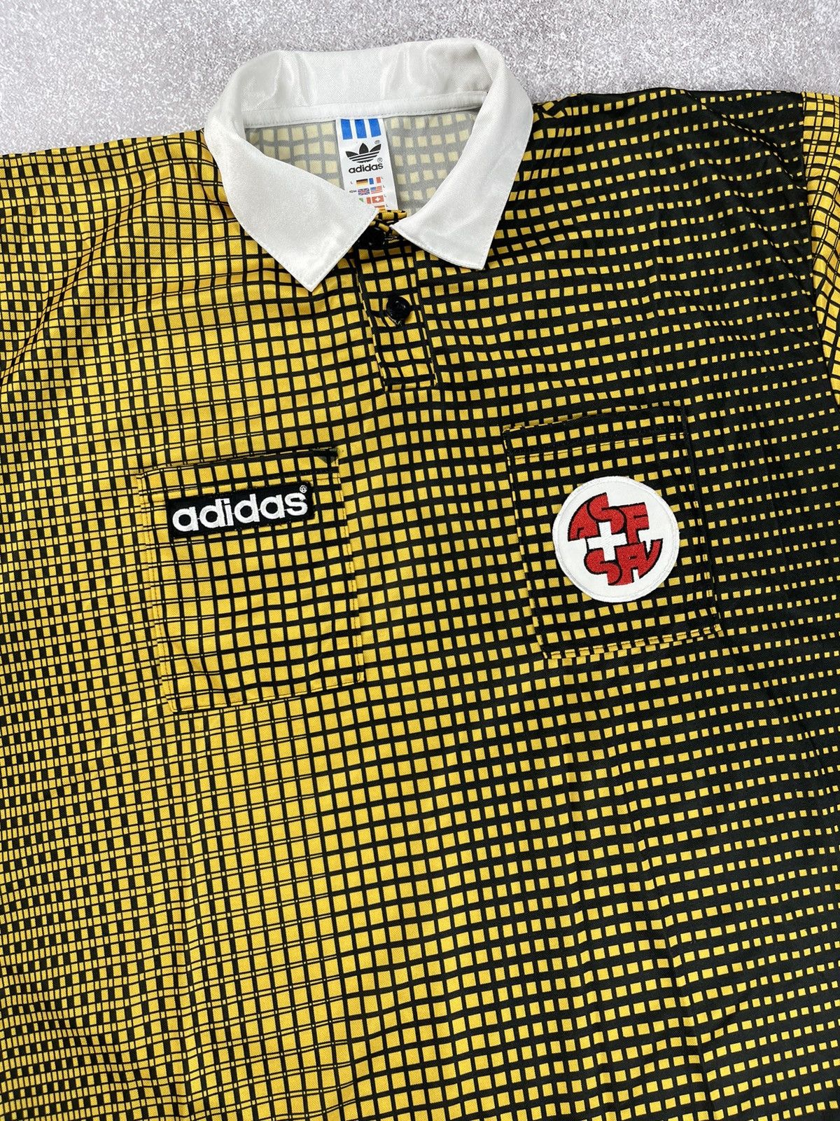 Adidas × Vintage Switzerland Vintage Soccer Referee Jersey World Cup Size US L / EU 52-54 / 3 - 2 Thumbnail