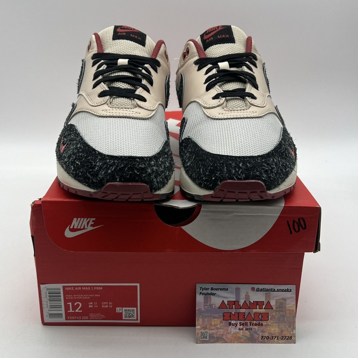 Nike Air max 1 keep rippin stop slippin 2.0 Size US 12 / EU 45 - 2 Thumbnail