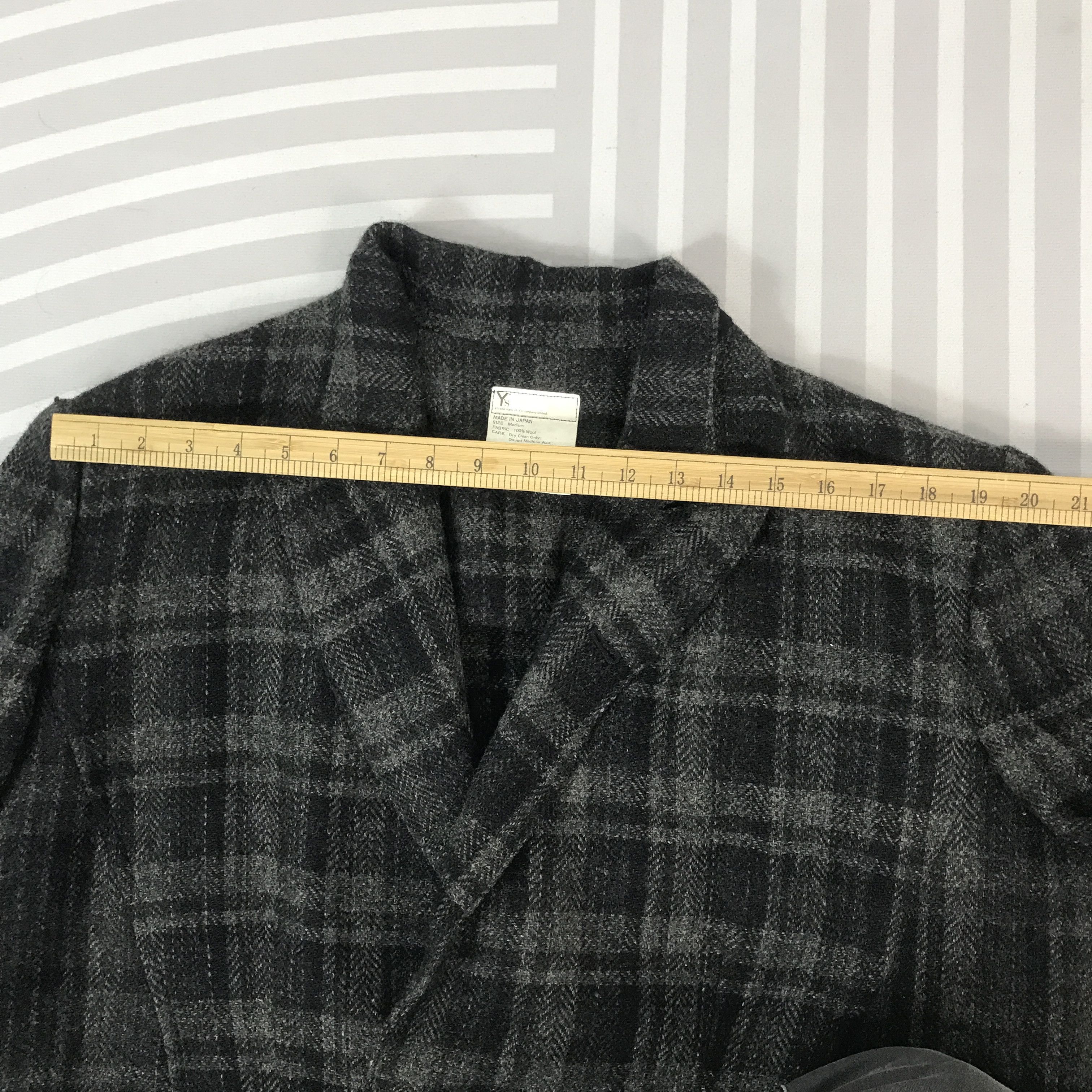 Y's Vintage 90s Y's By Yohji Yamamoto Wool oversized coat Jacket Size US M / EU 48-50 / 2 - 5 Thumbnail