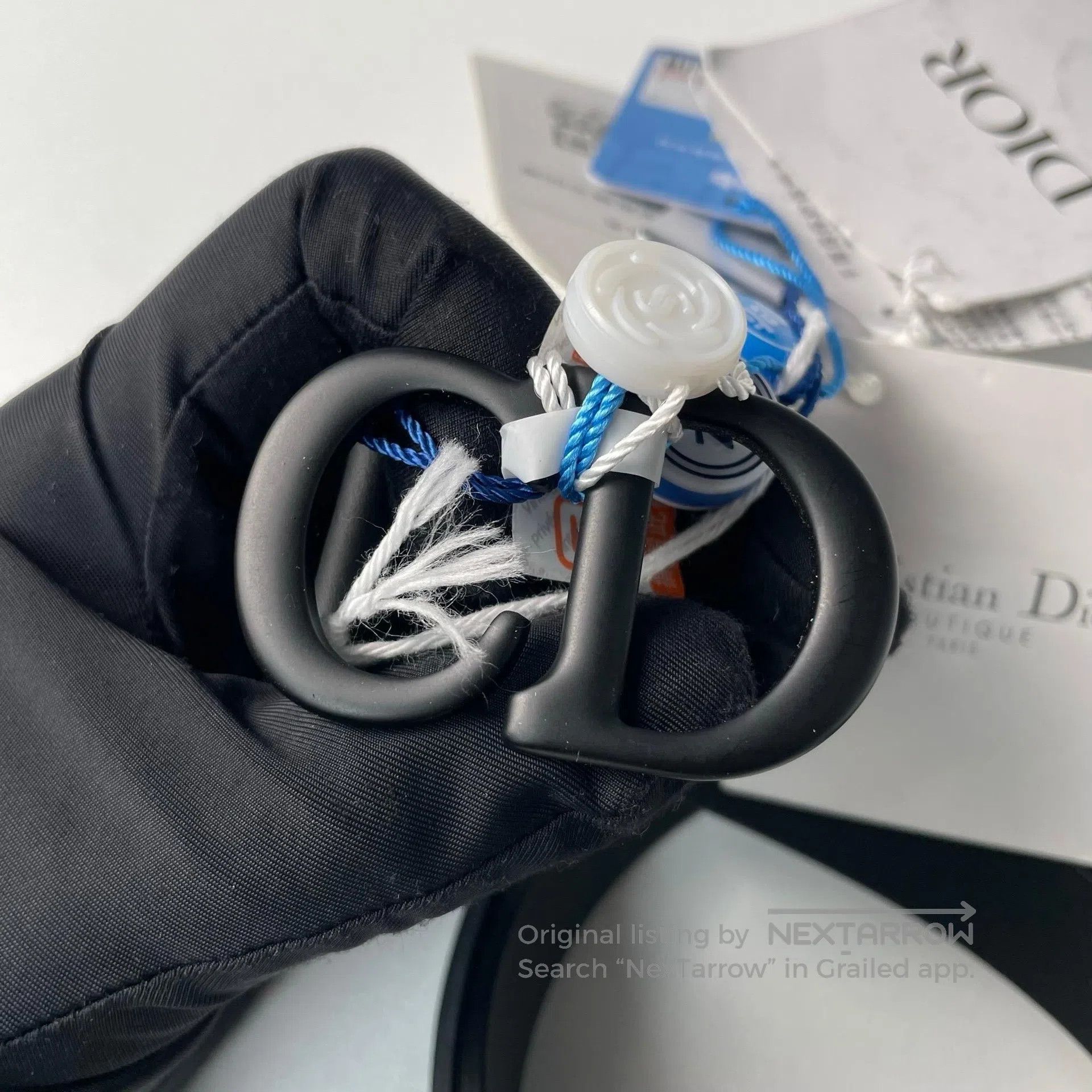 Dior Dior size 85 Black Saddle Buckle Matte Leather Belt| Size ONE SIZE - 2 Thumbnail