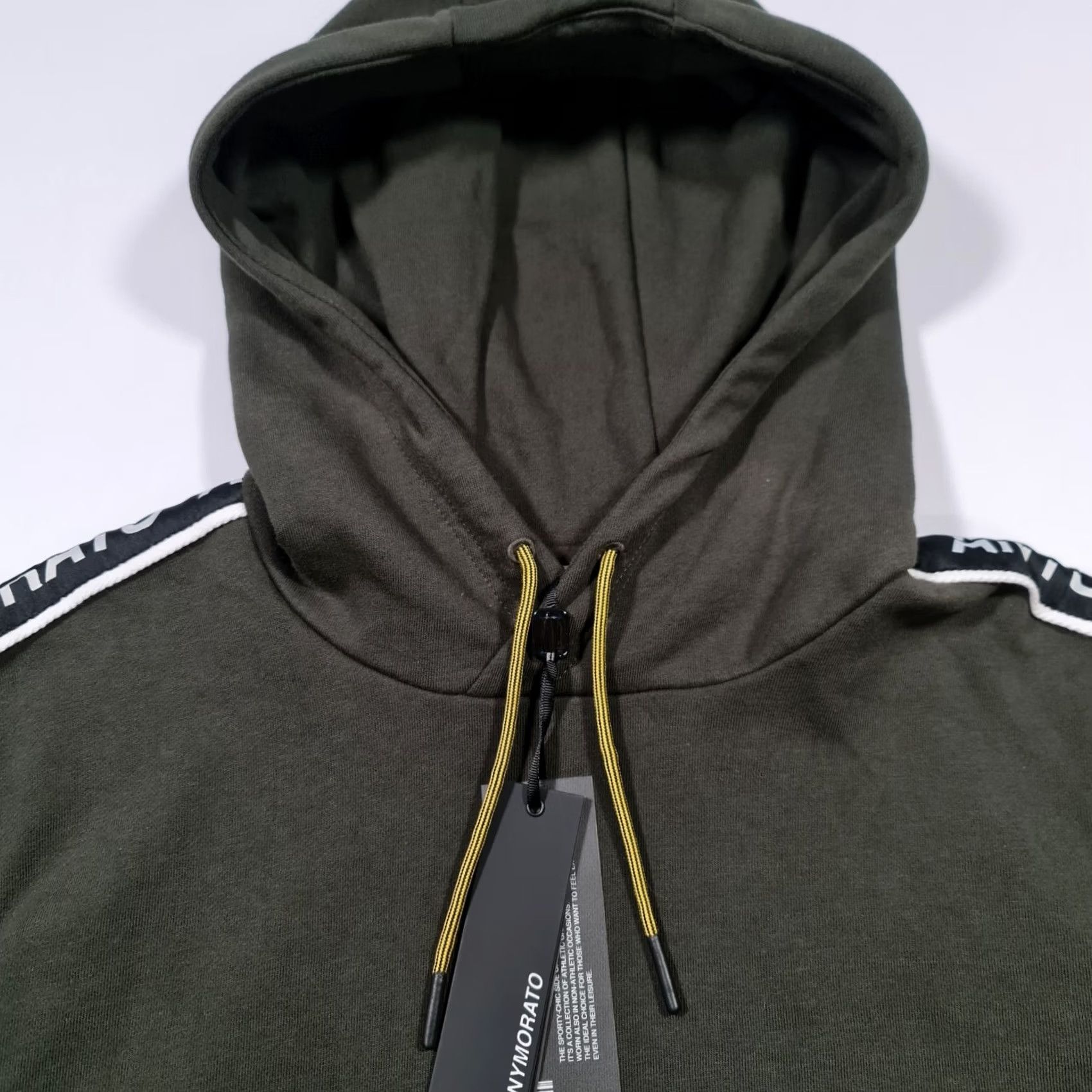 Antony Morato Antony Morato Hoodie Green XL Long Sleeve Tape Logo Cotton Pullover Top Mens Regular Knit Pullover Hooded Pockets Logo City Designer Sports Size US XL / EU 56 / 4 - 2 Thumbnail