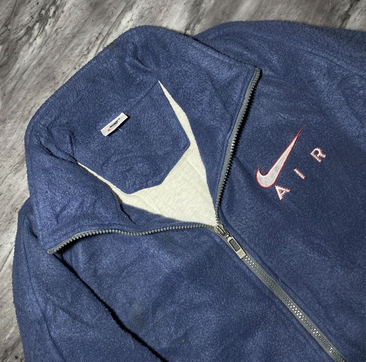 Nike 90s Nike Big Swoosh Heavy Fur Jacket⭐️ Size US M / EU 48-50 / 2 - 5 Thumbnail