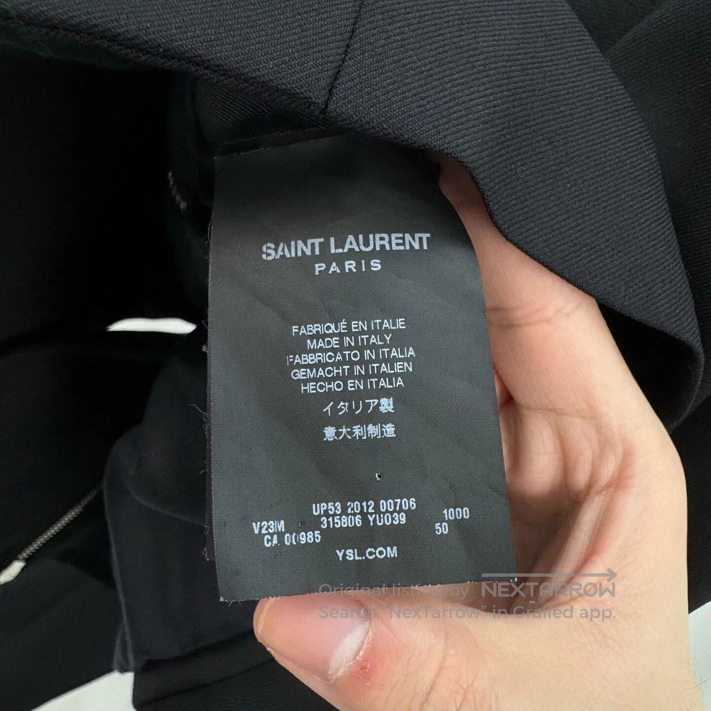 Saint Laurent Paris saint laurent double zip wool blazer. Size US L / EU 52-54 / 3 - 6 Thumbnail