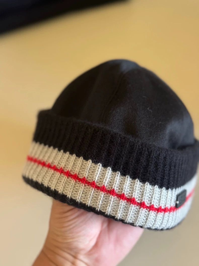 Loro Piana LORO PIANA size S/M Men's knit cashmere hat 100% cashmere Size ONE SIZE - 2 Thumbnail