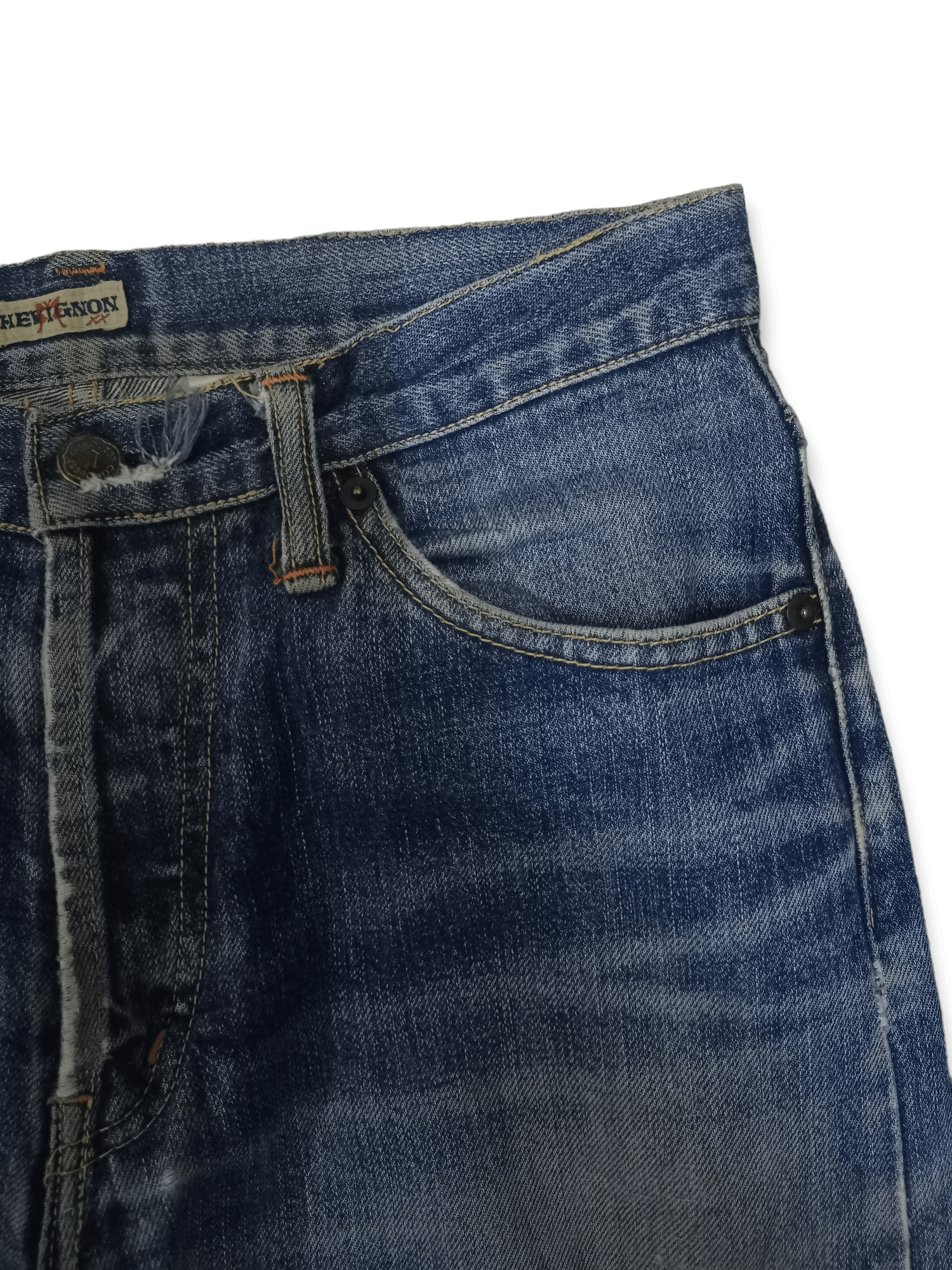 Chevignon Vintage Chevignon Blue Wash Distressed Loose Jeans Size US 28 / EU 44 - 8 Thumbnail