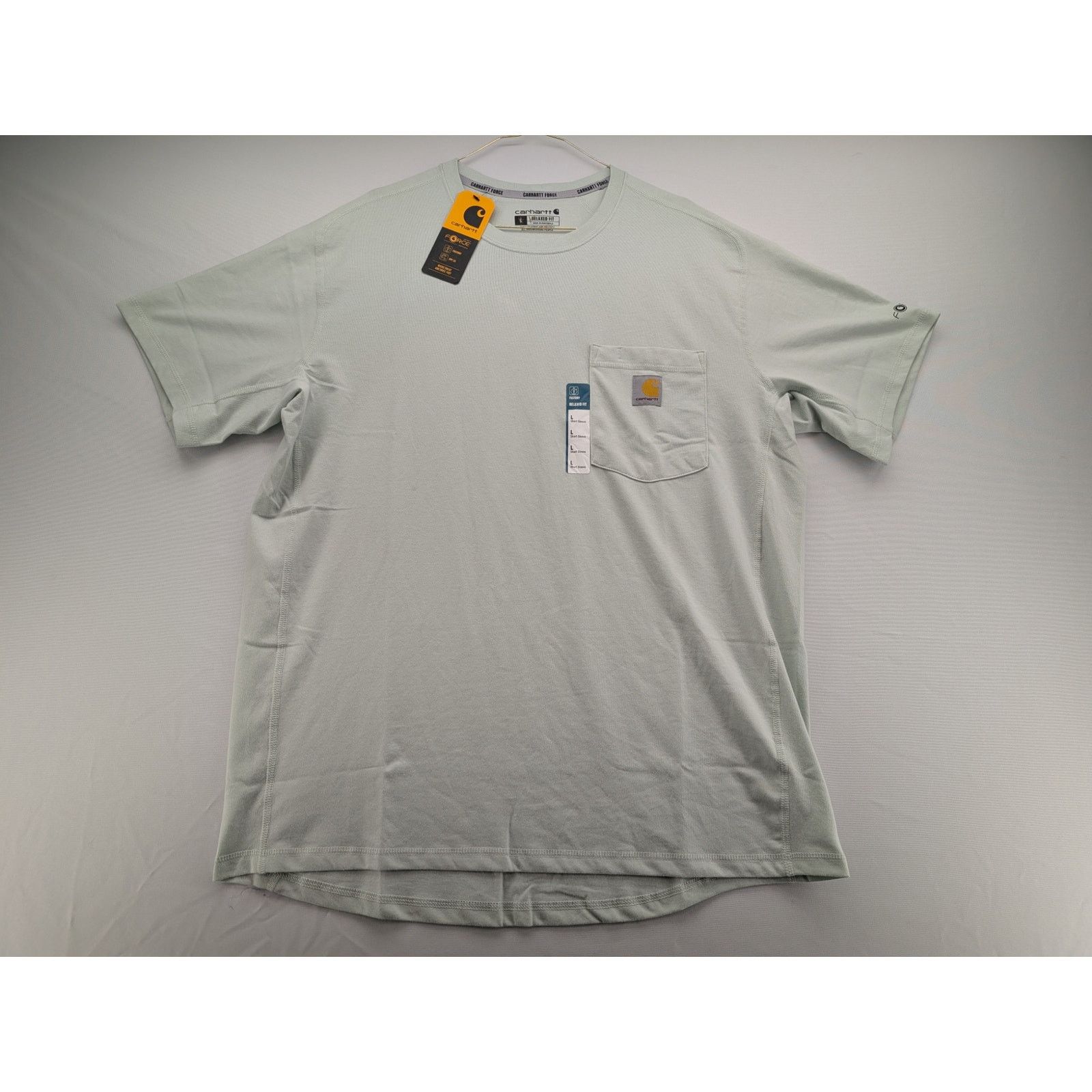Carhartt NWT Carhartt Force Relaxed Pocket T-Shirt in Smoked Teal L Size US L / EU 52-54 / 3 - 2 Thumbnail
