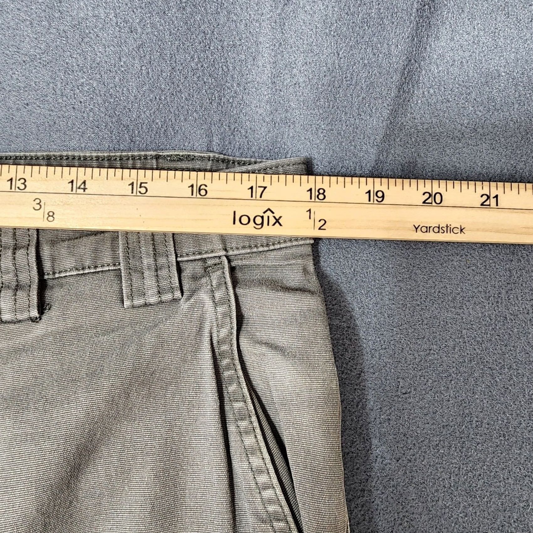 Duluth Trading Company Duluth Trading Mens Pants 36x30 Flex Fire Hose Cargo Painter Workwear Gray Front Flat cargo Straight Mens Size US 36 / EU 52 - 4 Thumbnail