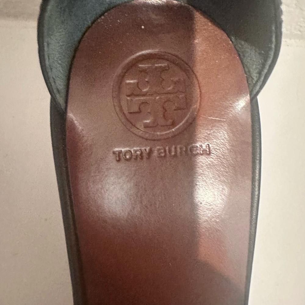 Tory Burch Tory Burch Gabrielle Ankle Strap Block Heel Sandal Black 7.5 Size US 7.5 / IT 37.5 - 5 Thumbnail