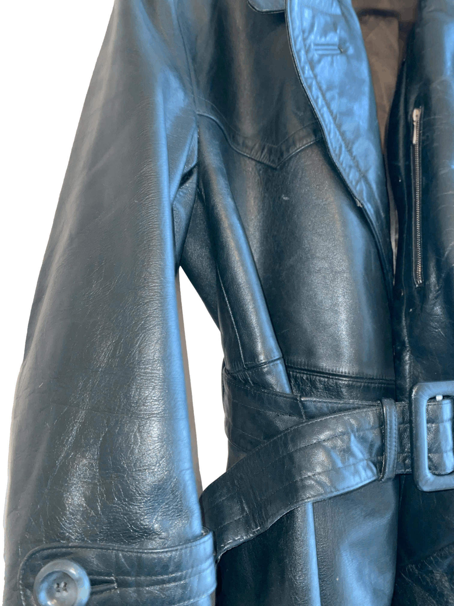 Vintage Vintage Gassner Berlin Leather Coat Size US M / EU 48-50 / 2 - 6 Thumbnail