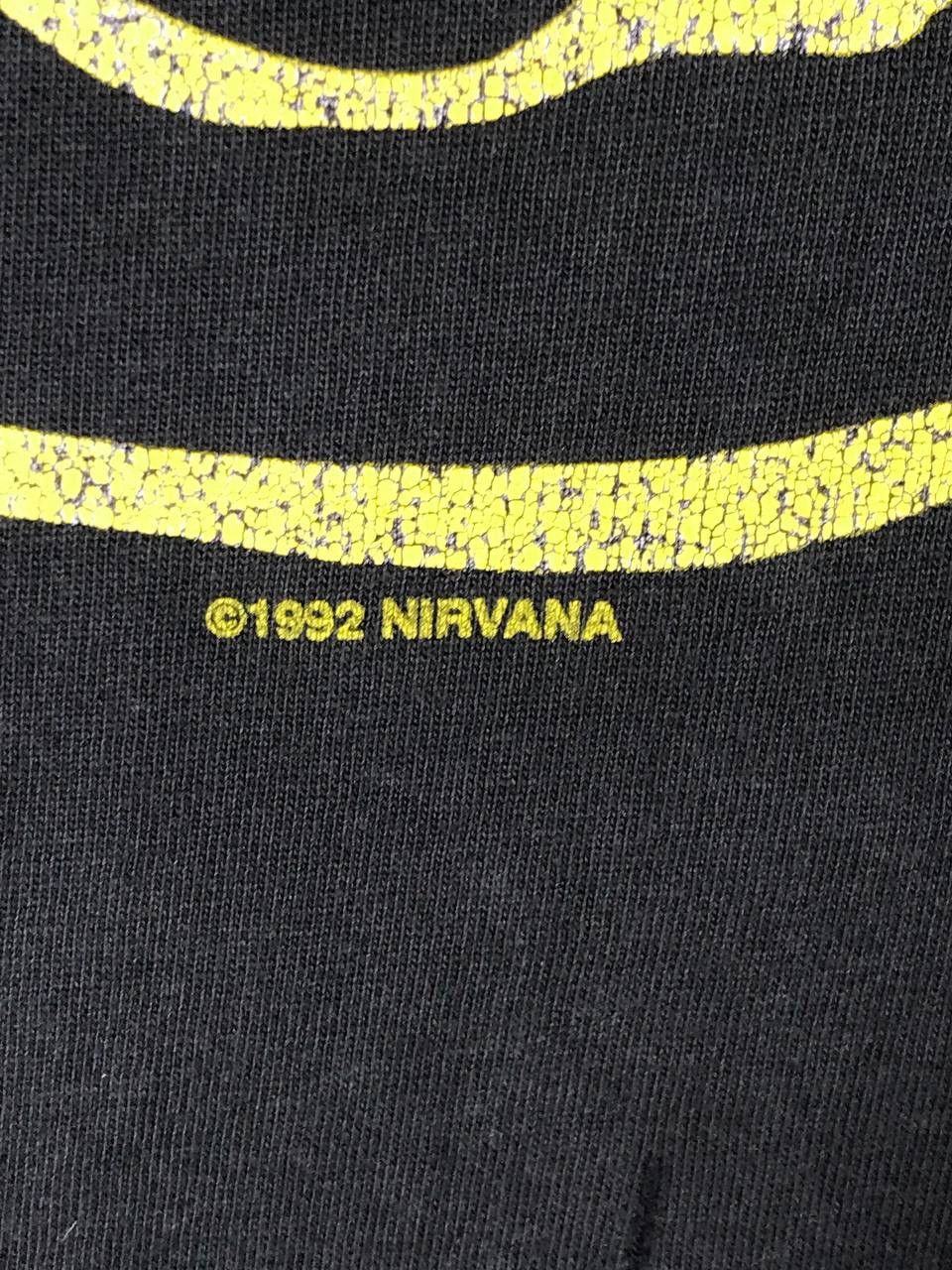 Band Tees Vintage Nirvana Smiley album kurt cobain grunge Size US M / EU 48-50 / 2 - 4 Thumbnail