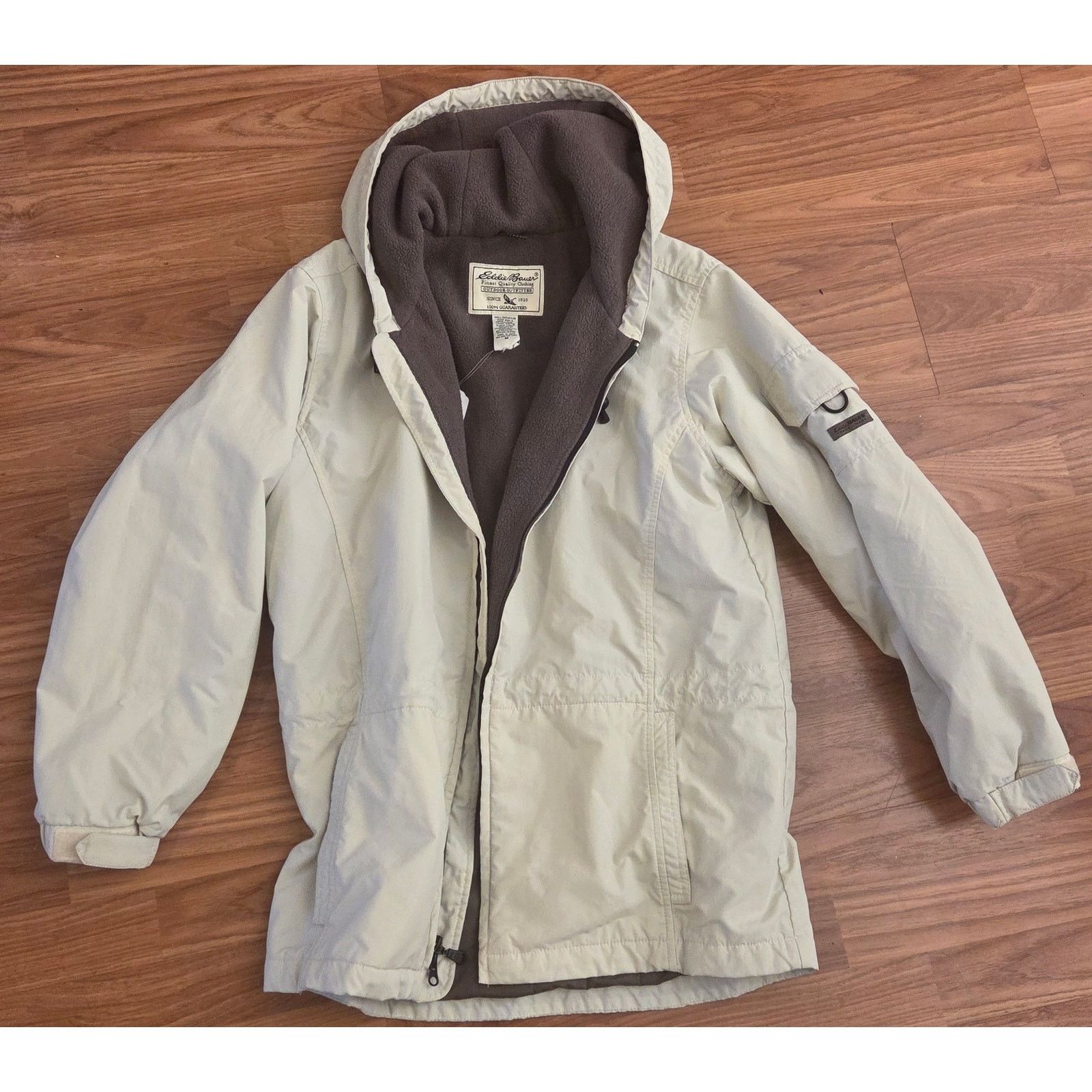 Eddie Bauer Vintage 90's Eddie Bauer White Jacket - Size Medium Size M / US 6-8 / IT 42-44 - 4 Thumbnail